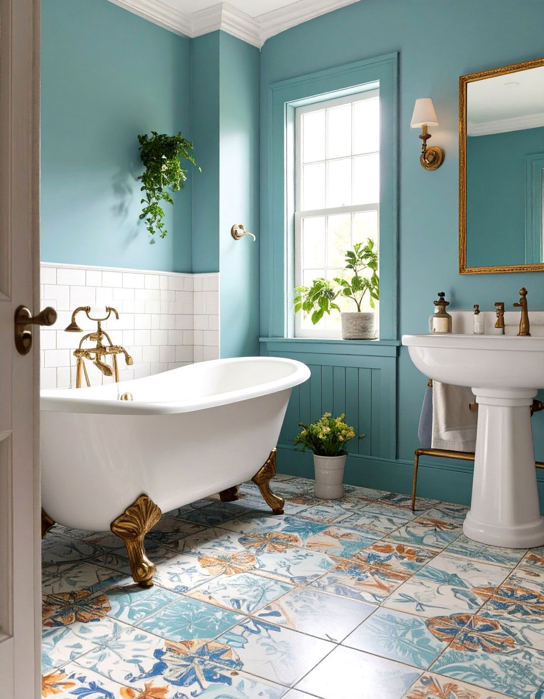 Vintage Inspired Bathroom Charm - 30 bathroom trends