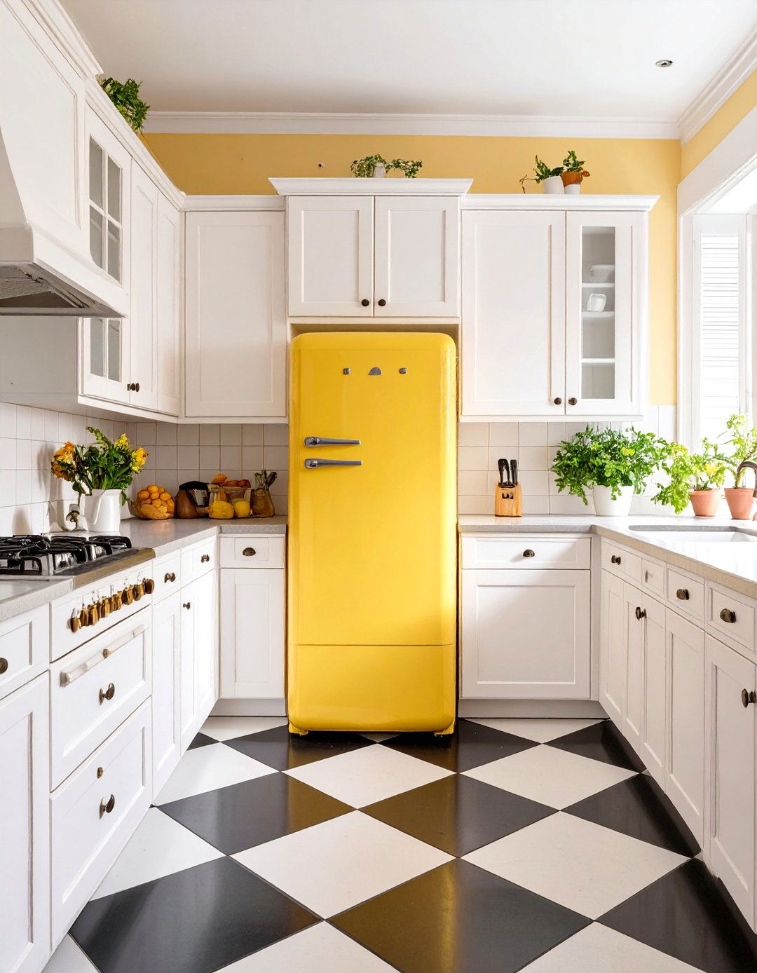 Vintage Inspired Pale Yellow Appliances - 30 yellow kitchen ideas