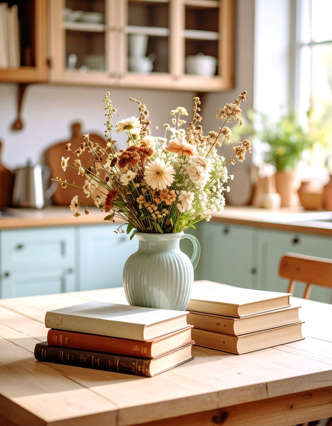 Vintage Library Charm - 30 kitchen table decorations ideas