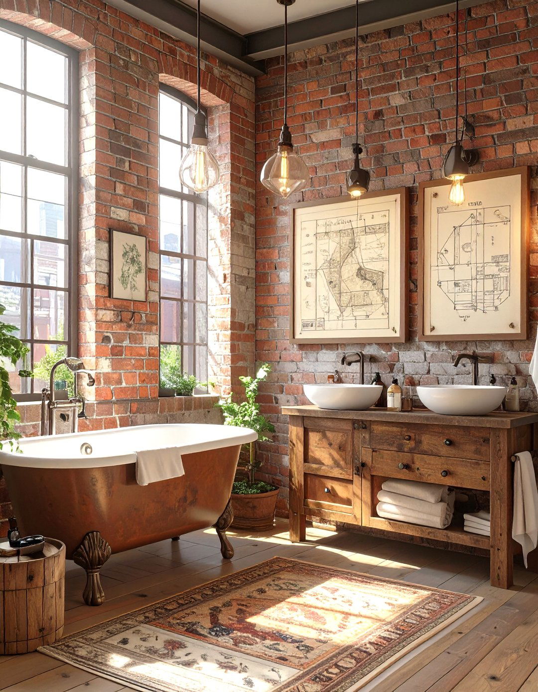 Vintage Patent Blueprint Art - 30 bathroom wall art ideas