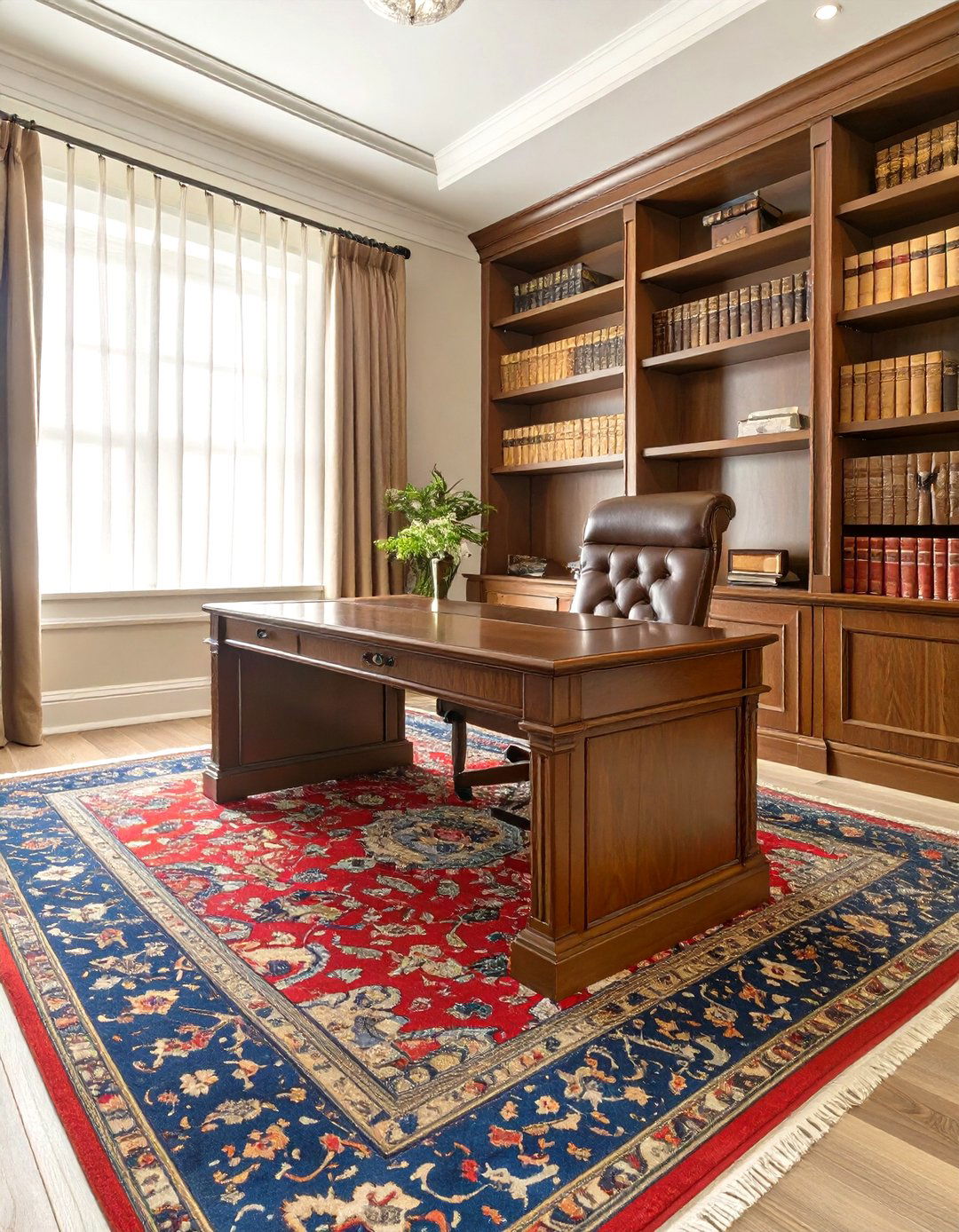 Vintage Persian Office Rug - 30 office rug ideas