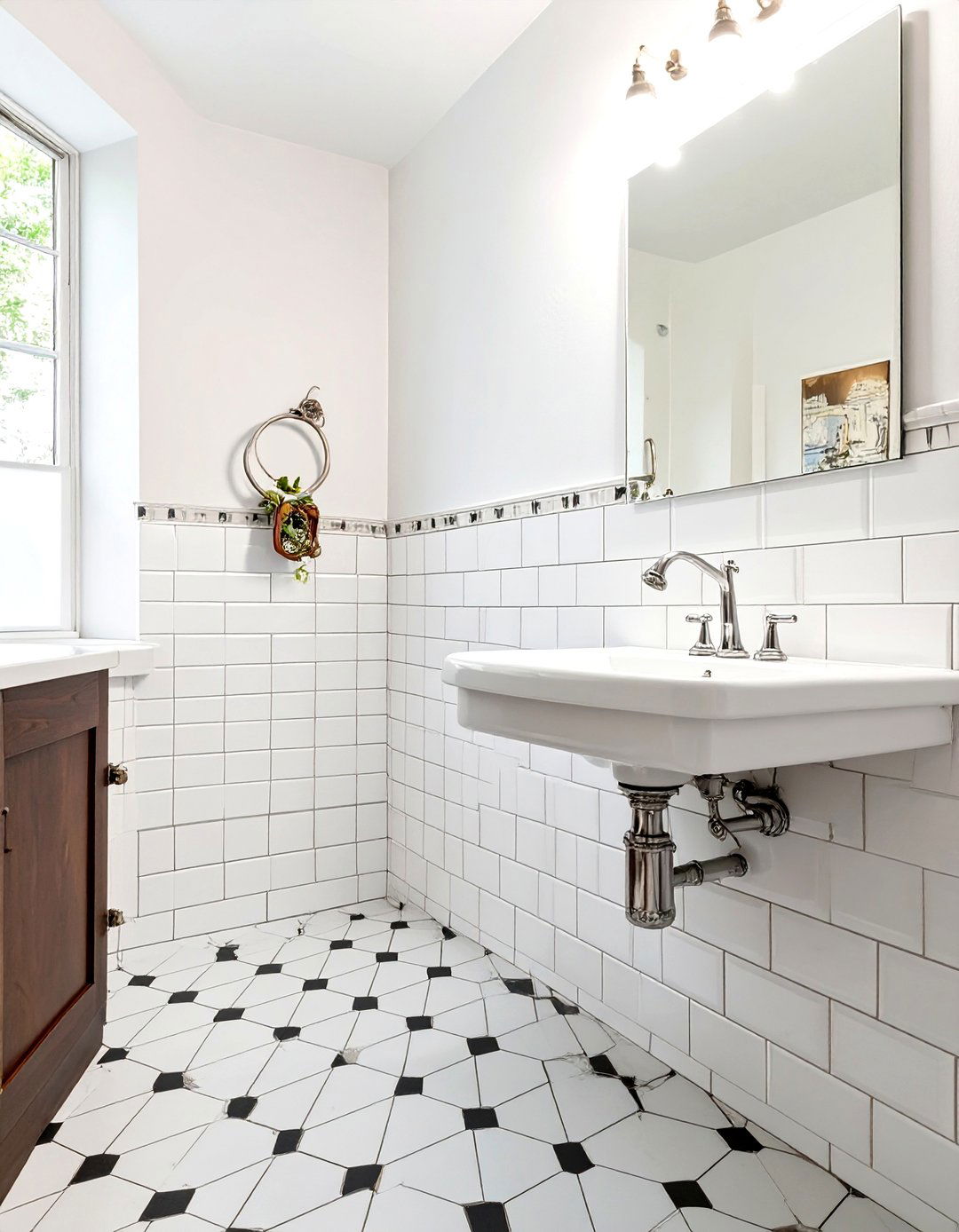 Vintage Pharmacy Half Bathroom - 30 half bathroom decor ideas
