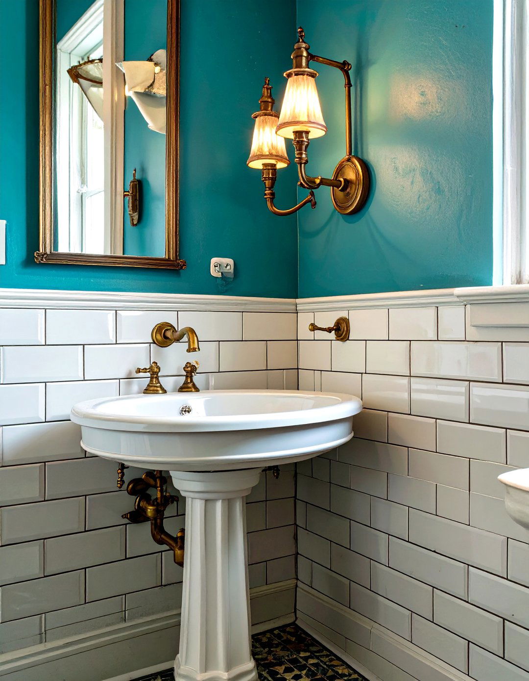 Vintage Pharmacy Sconce - 30 bathroom lighting ideas