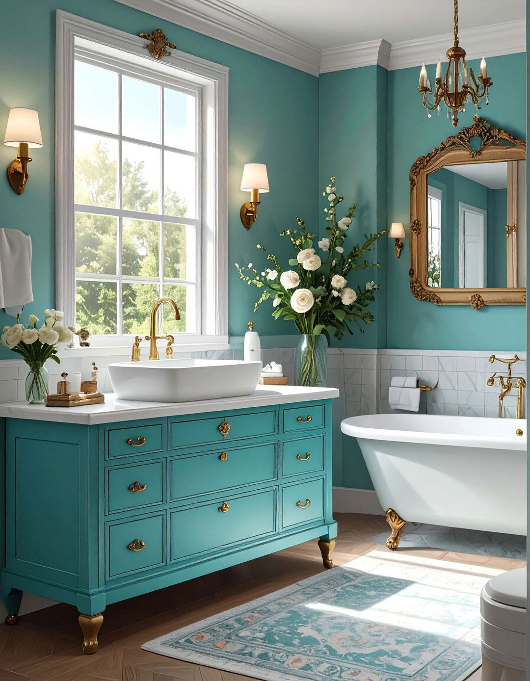 Vintage Repurposed Bathroom Cabinet - 30 bathroom storage cabinet ideas
