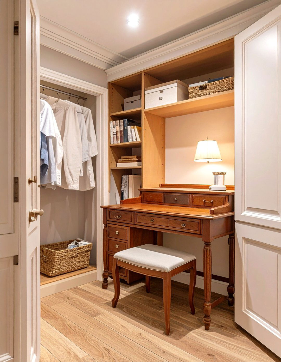 Vintage Secretary Desk Style - 30 closet office ideas