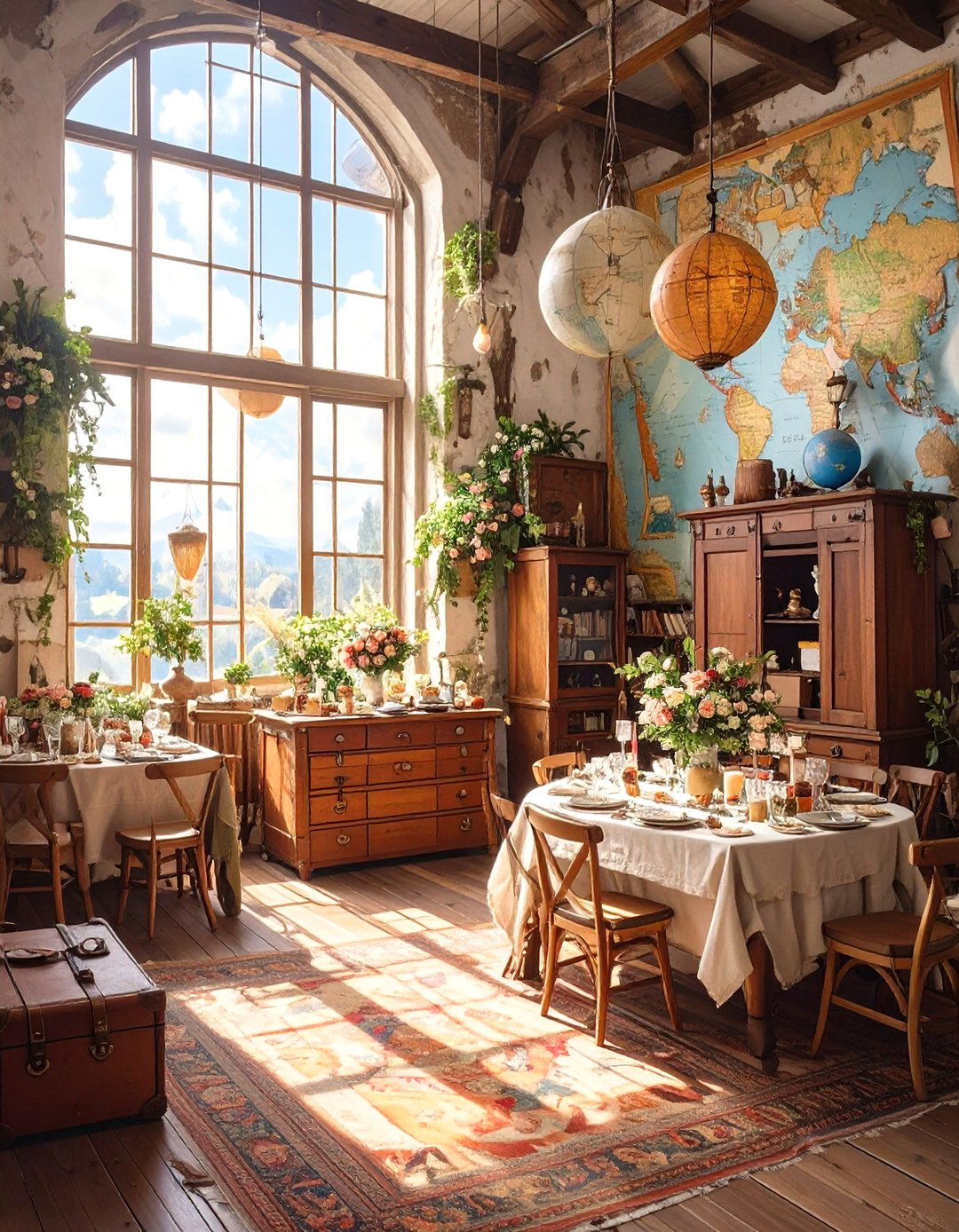 Vintage Travel Bridal Shower - 30 homemade bridal shower ideas