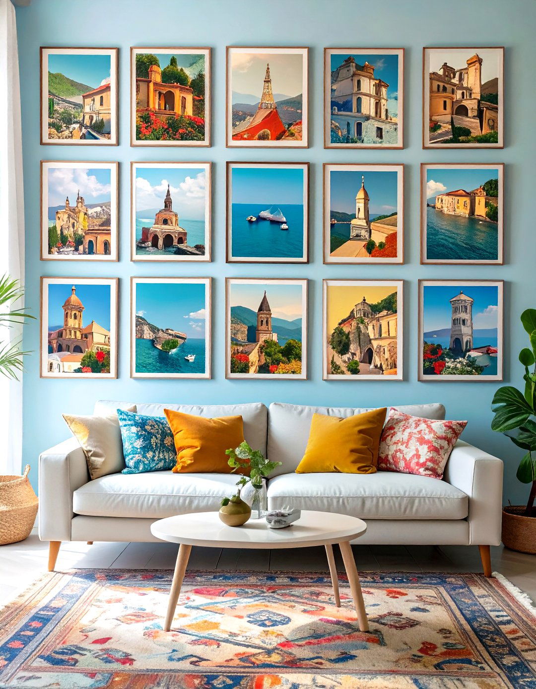 Vintage Travel Poster Collection - 30 wall pictures for living room ideas