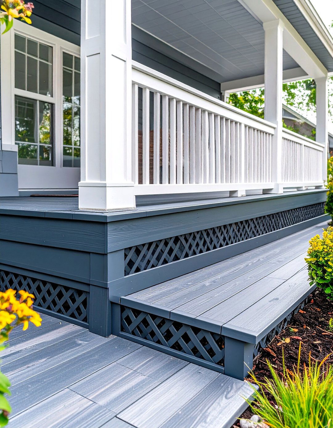 Vinyl Lattice Deck Skirting - 30 porch skirting deck skirting ideas