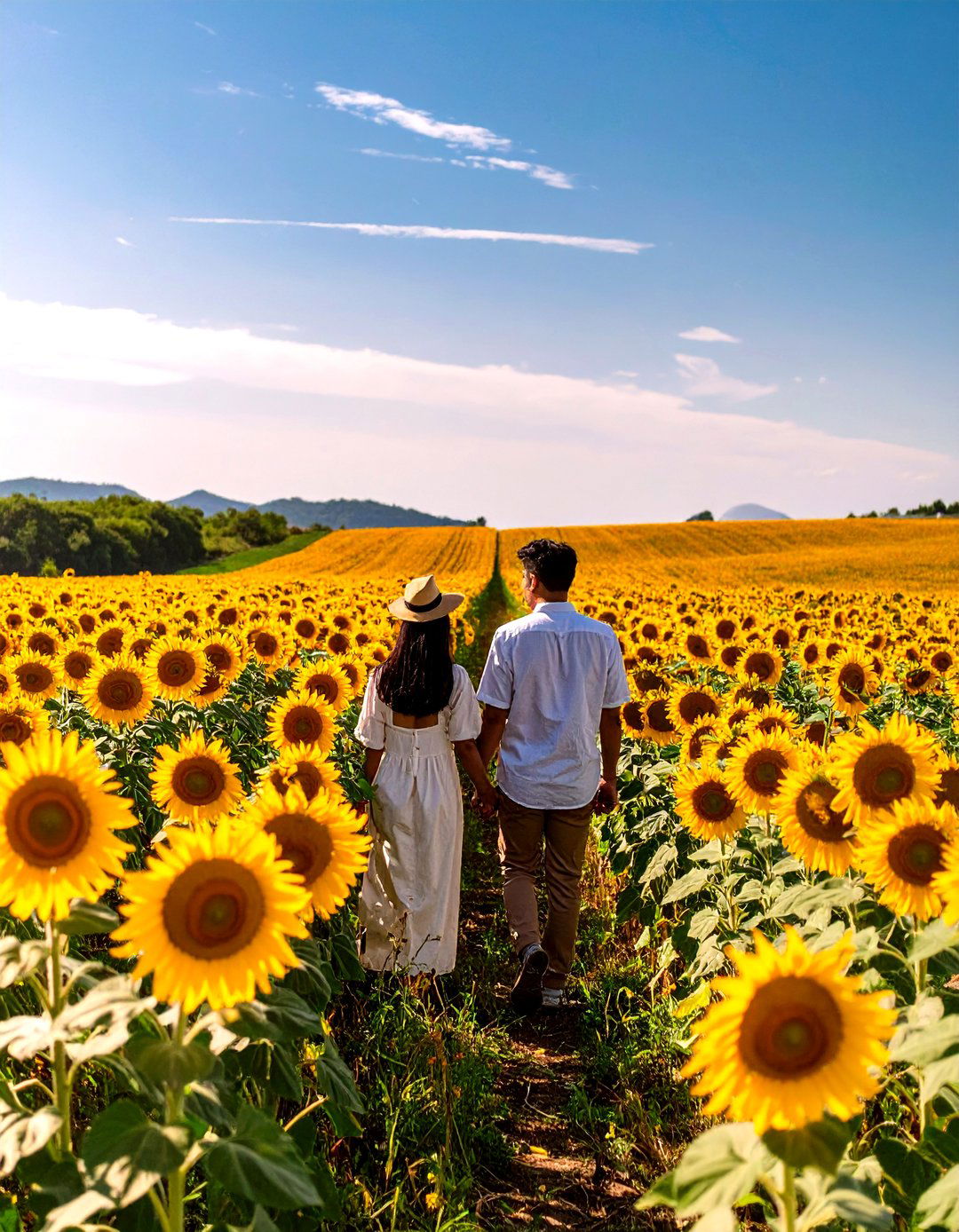 Visiting a Lavender or Sunflower Field - 30 outdoor date ideas