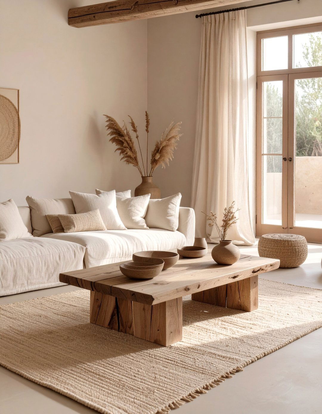 Wabi Sabi Beige Living Room - 30 beige living room ideas