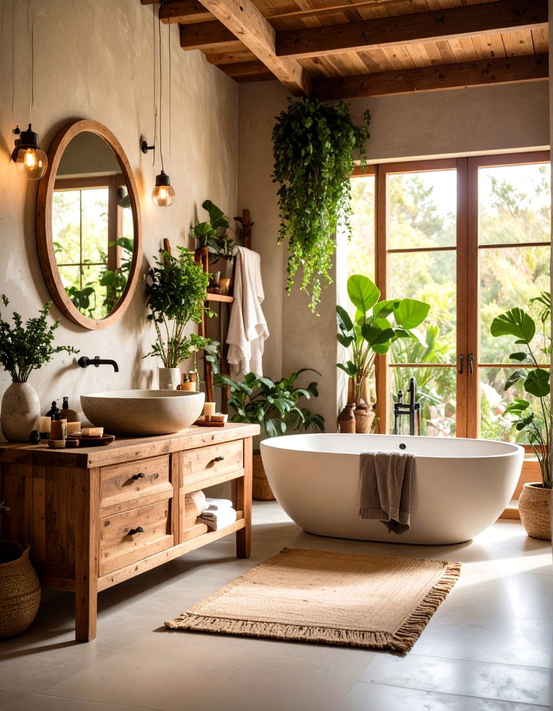 Wabi Sabi Inspired Bathroom - 30 design a bathroom ideas