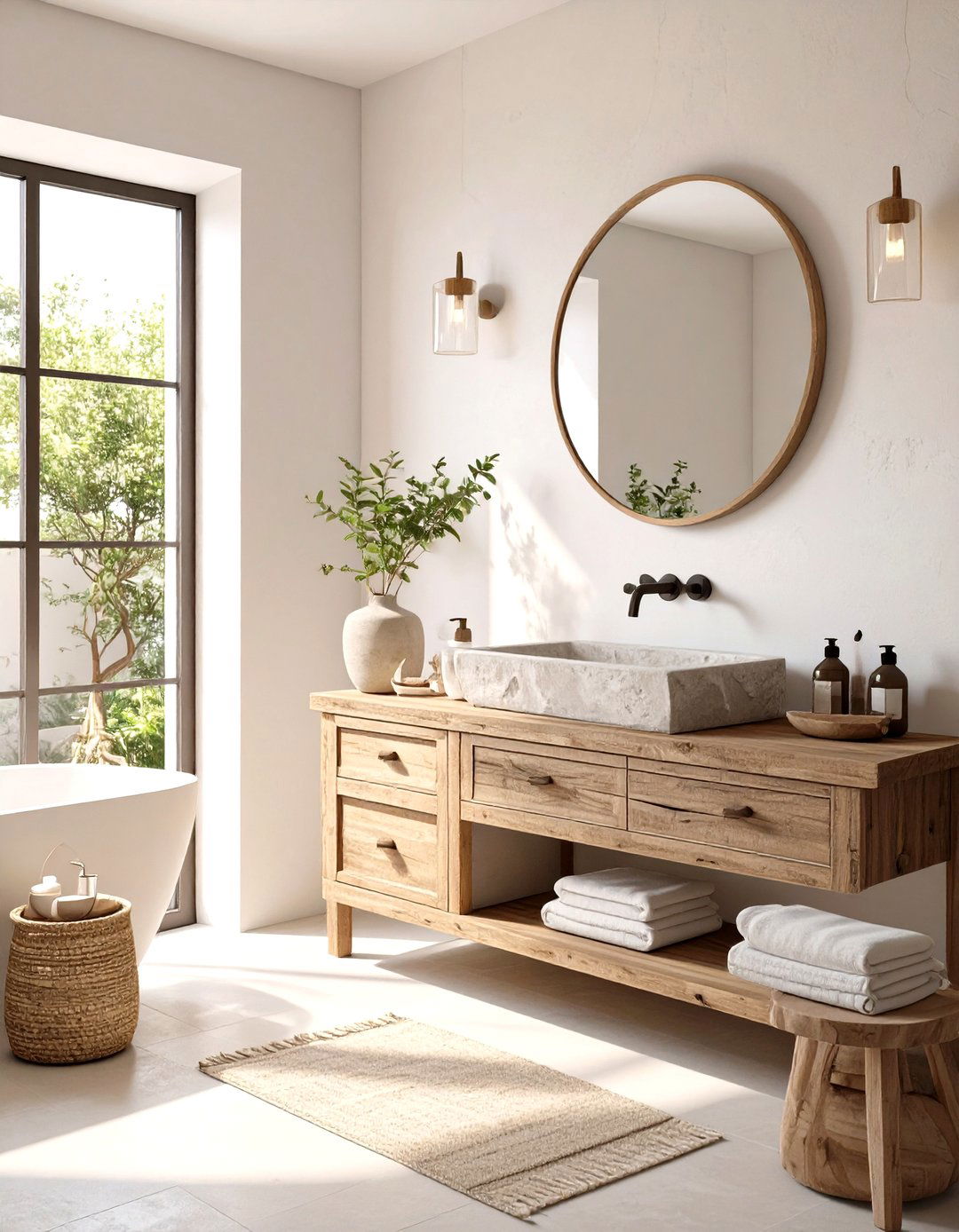 Wabi Sabi Inspired Bathroom - 30 homestyler -house design 3d ideas