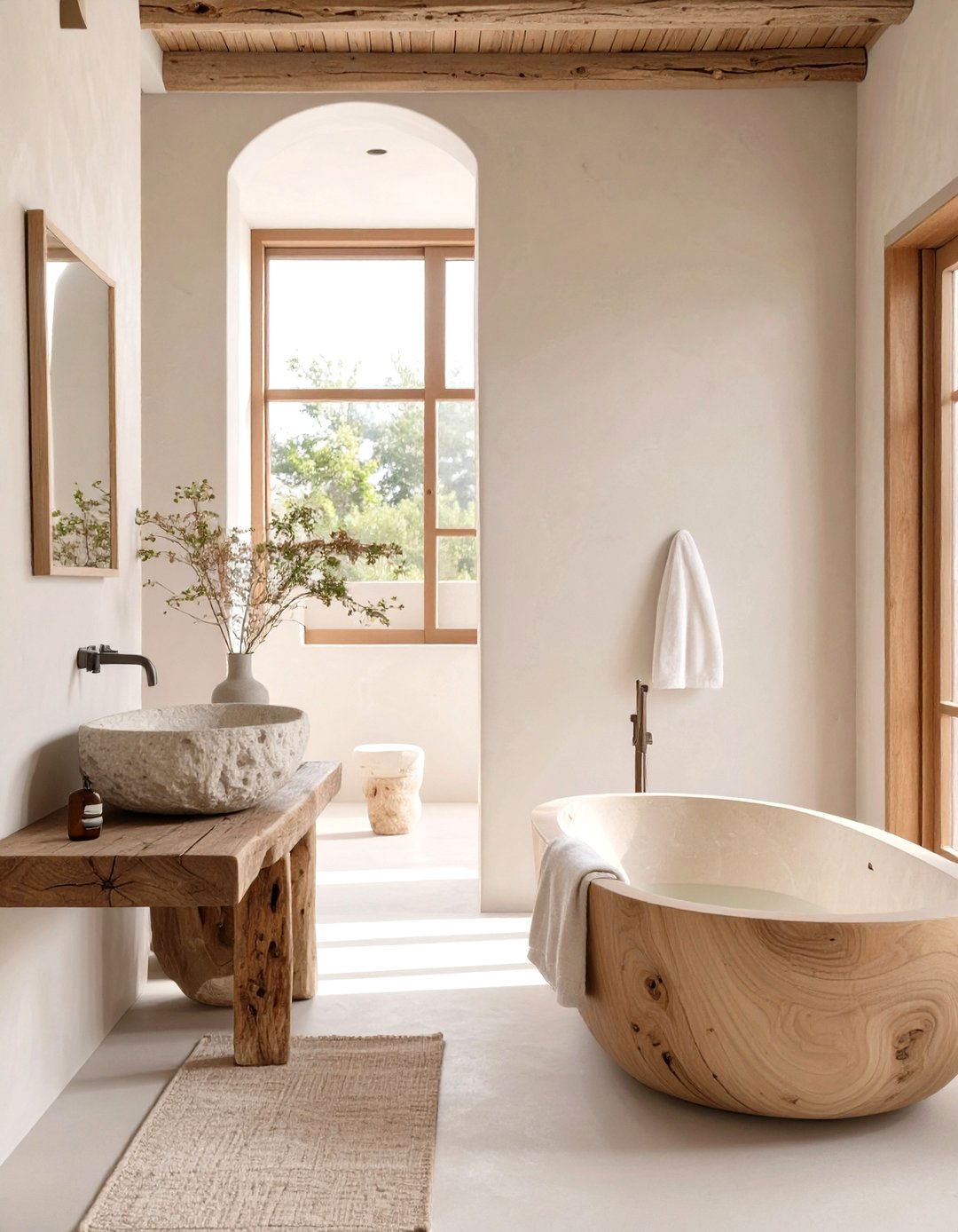 Wabi Sabi Inspired Bathroom - 30 interior design photo ideas