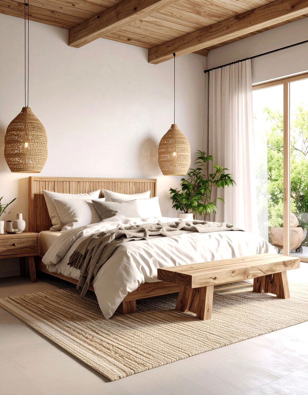 Wabi Sabi Inspired Bedroom - 30 elegant modern luxury bedroom design ideas