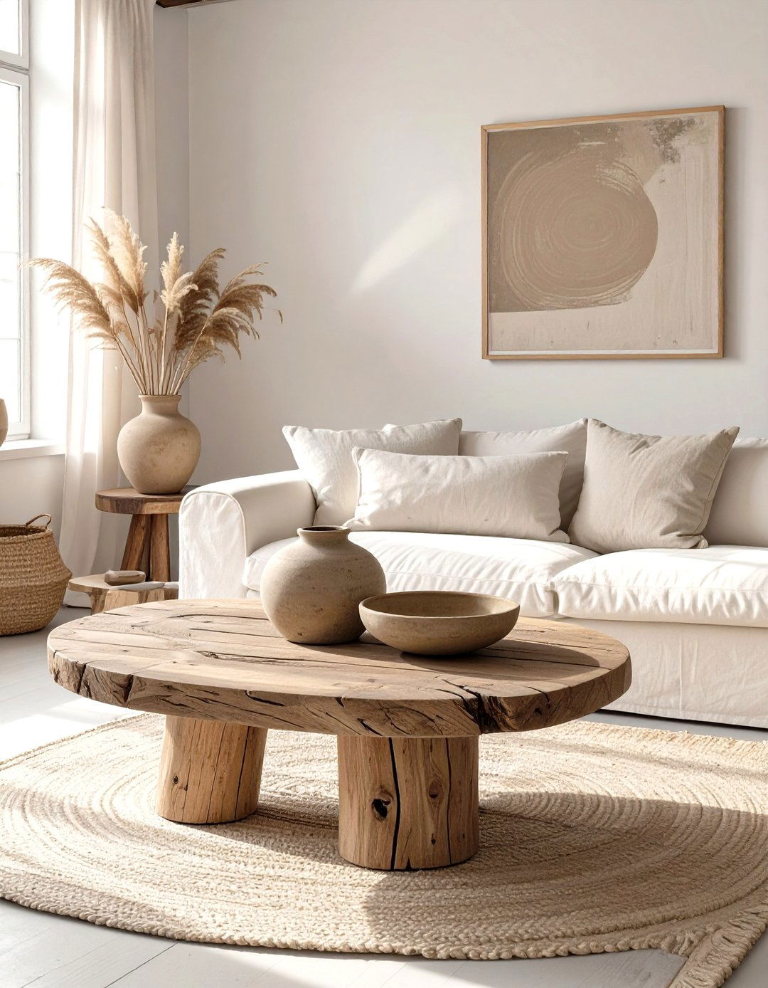 Wabi Sabi Inspired Imperfect Living Room - 30 interior design help ideas