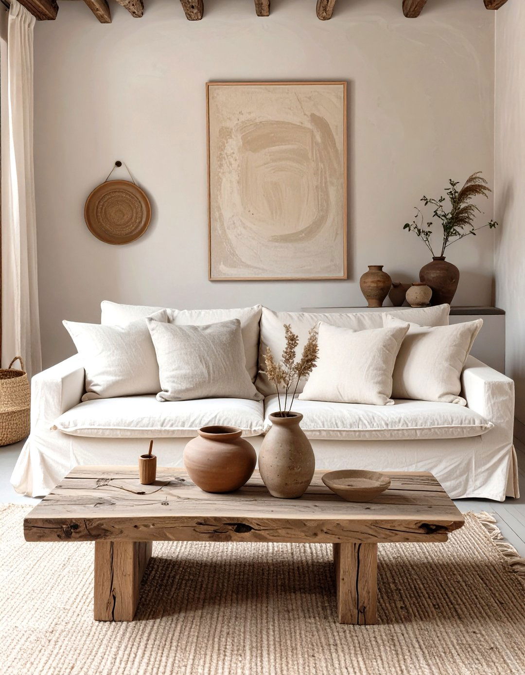 Wabi Sabi Inspired Living Room - 30 modern luxury modern living room design ideas