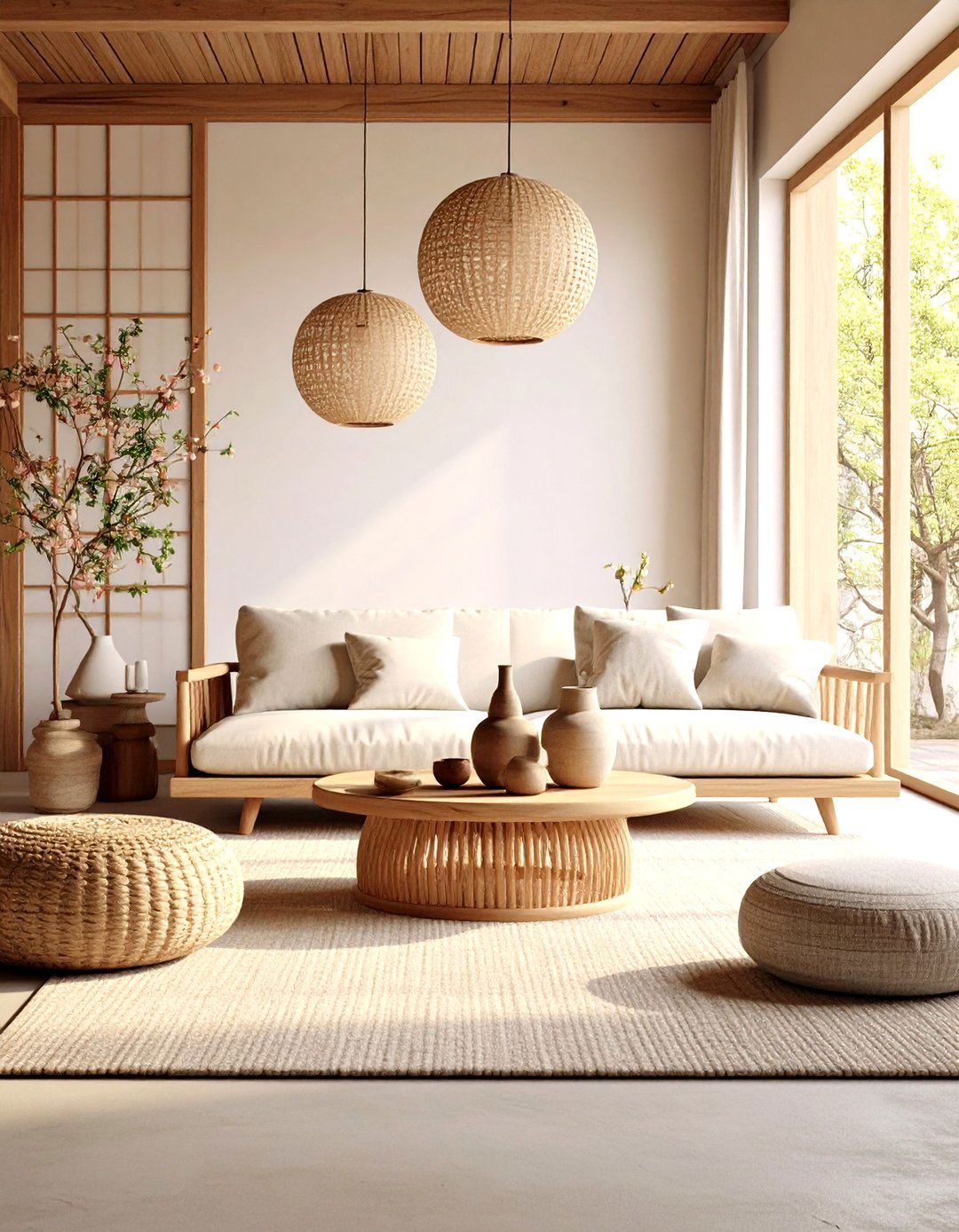 Wabi Sabi Inspired Living Room - 30 design your living room ideas