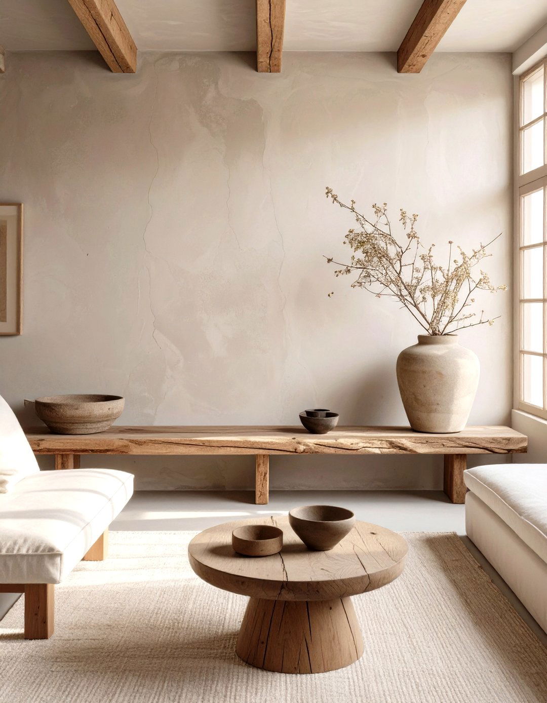 Wabi Sabi Inspired Living Space - 30 interior design drawing ideas