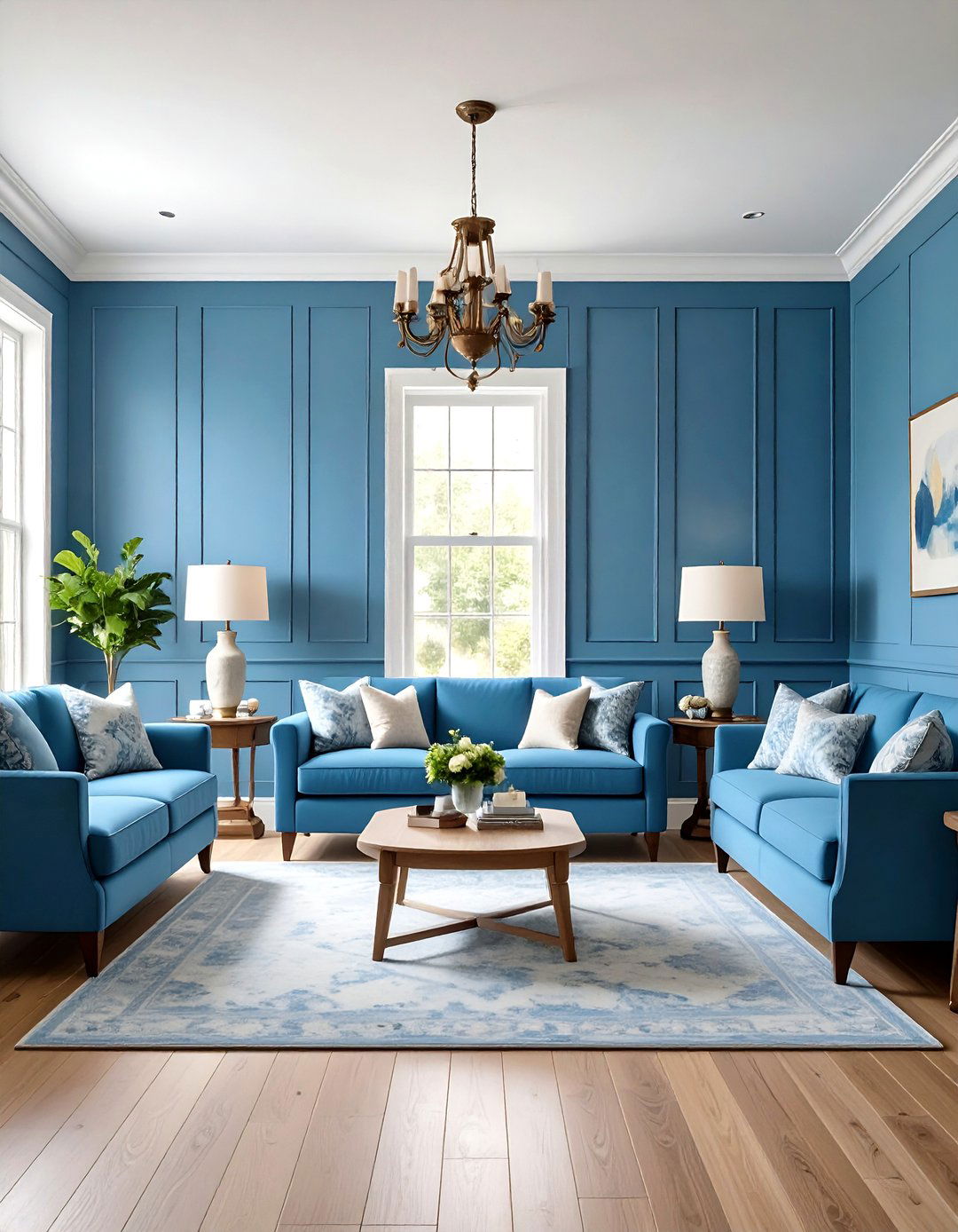 Wainscoting with Integrated Shelving - 30 living room wainscoting ideas