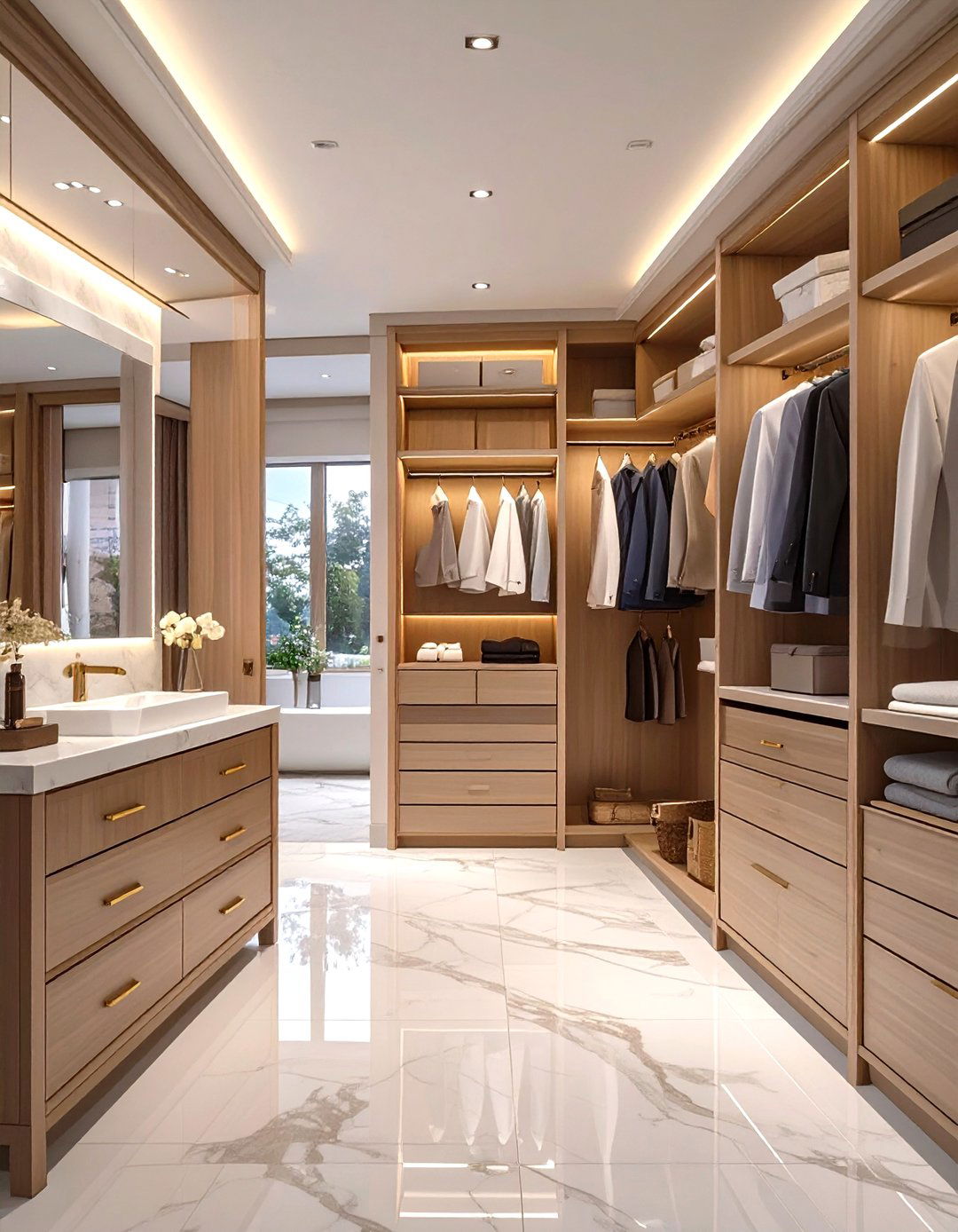 Walk In Closet Connected To The Bathroom - 30 walk in closet design ideas