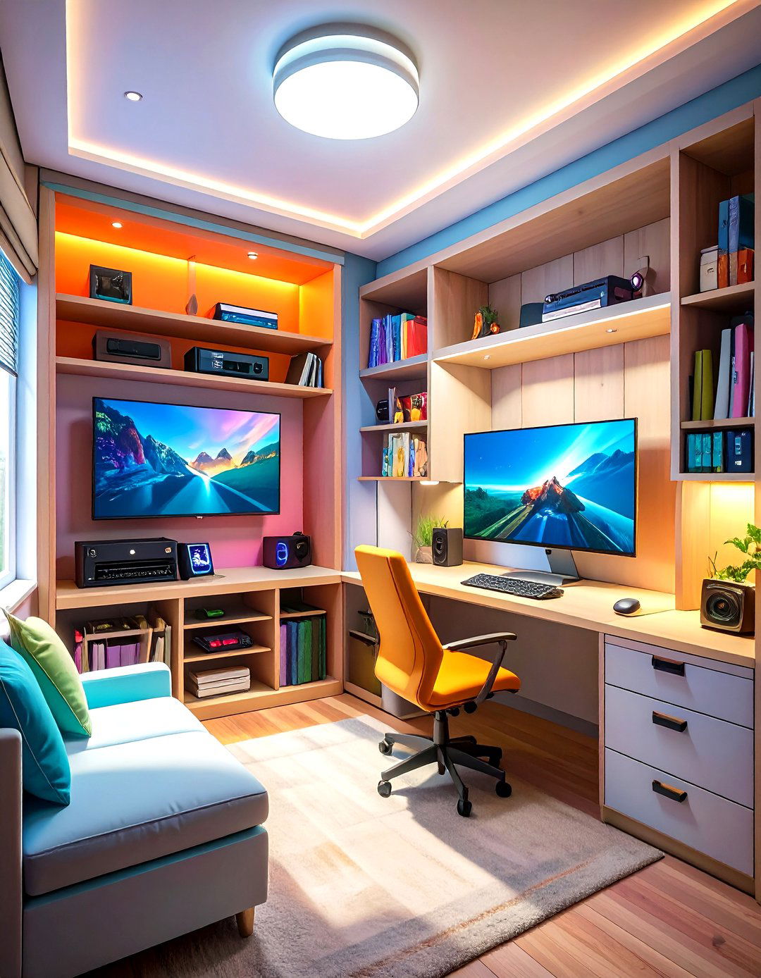 Walk In Closet Conversion Man Cave - 30 tiny small man cave ideas
