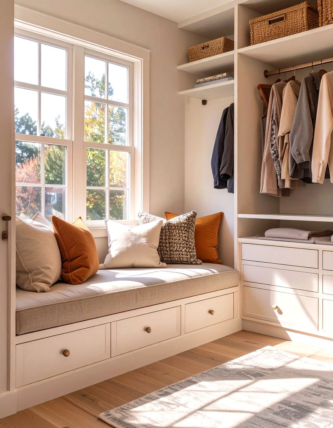 Walk In Closet With A Window Seat - 30 walk in closet design ideas