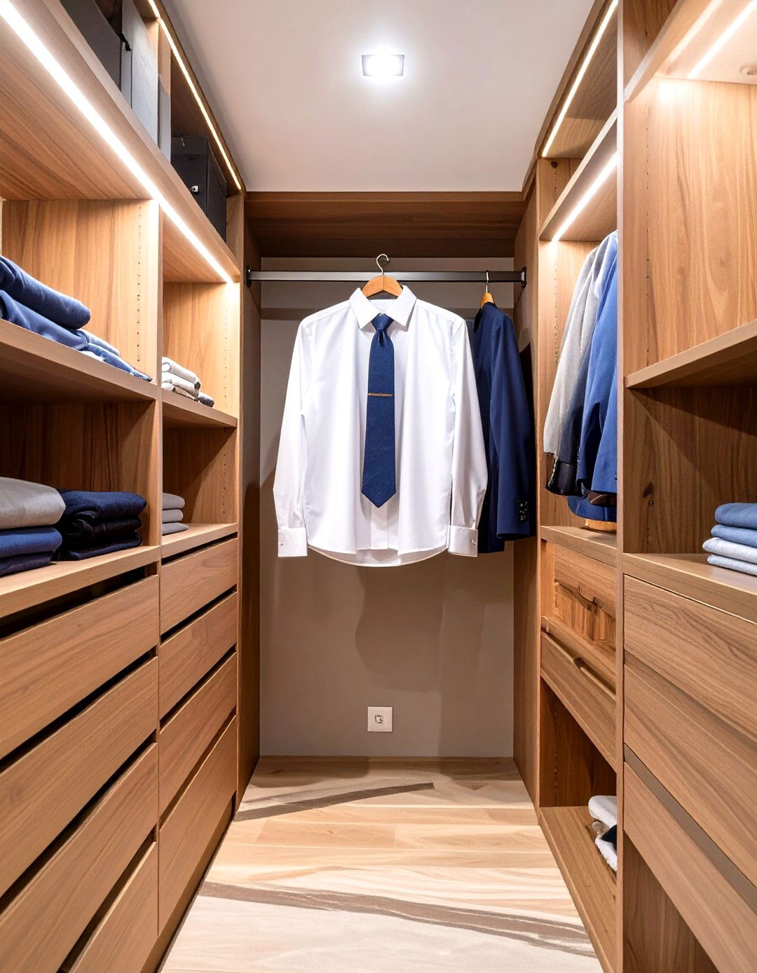 Walk In Closet With Pull Out Valet Rods - 30 walk in closet design ideas