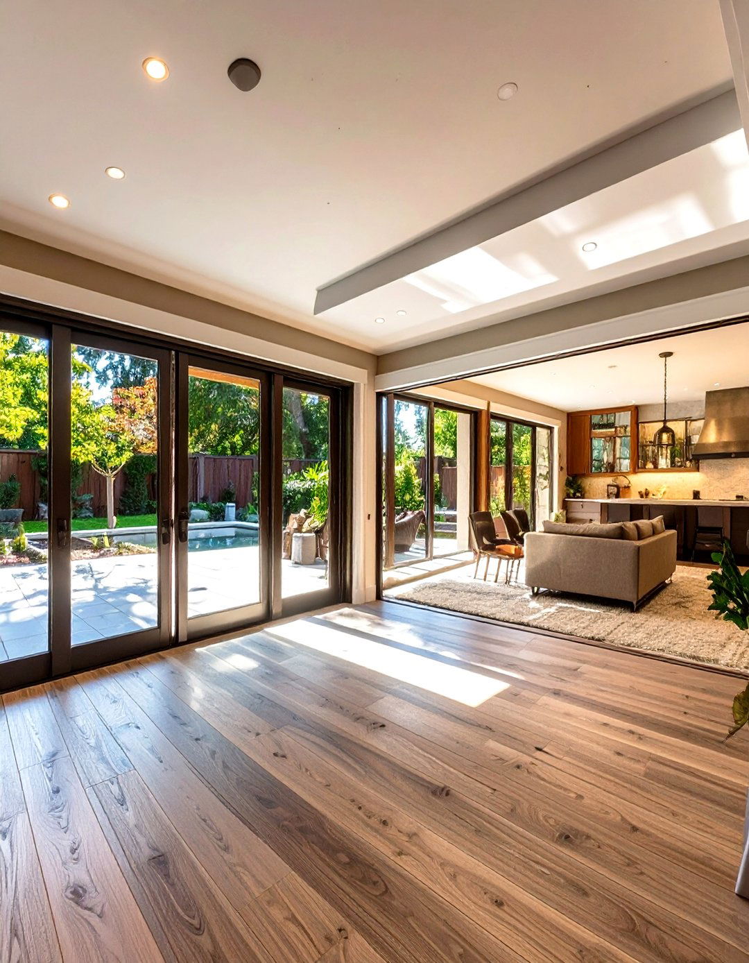 Walk Out Basement Indoor Outdoor Flow - 30 basement living room ideas