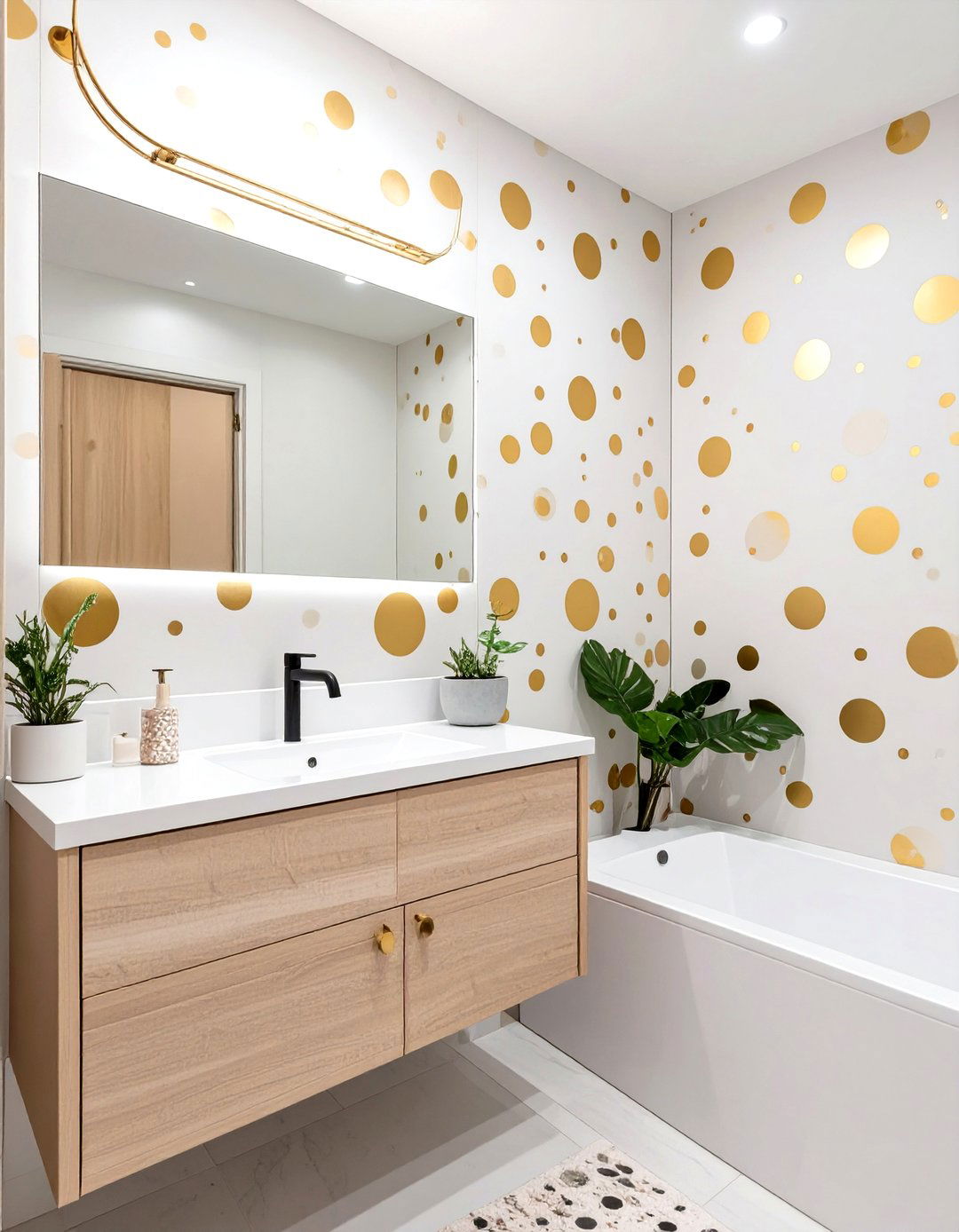 Wall Decals for Easy Decor - 30 teen girl bathroom ideas