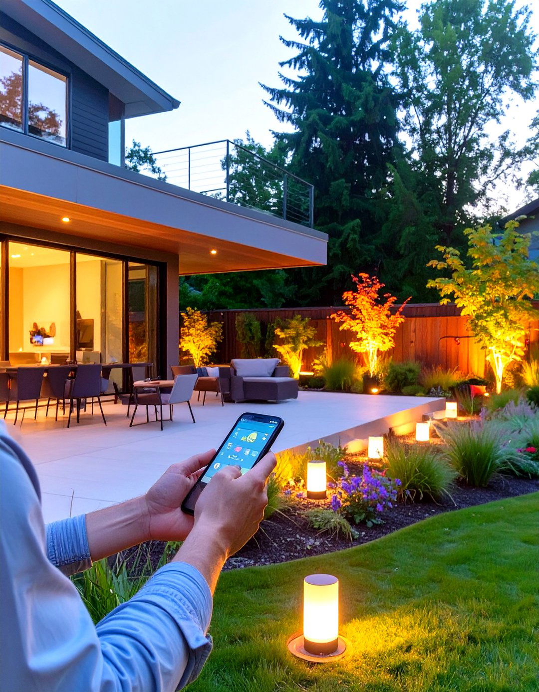 Wall Grazing to Highlight Texture - 30 outdoor house lighting ideas
