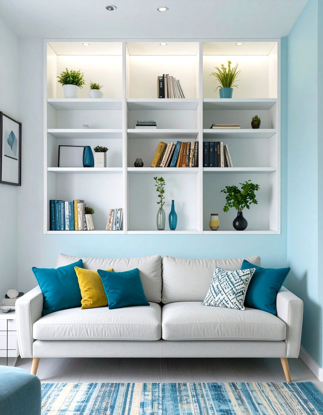 Wall Mounted Bookshelves Furniture - 30 small living room furniture ideas