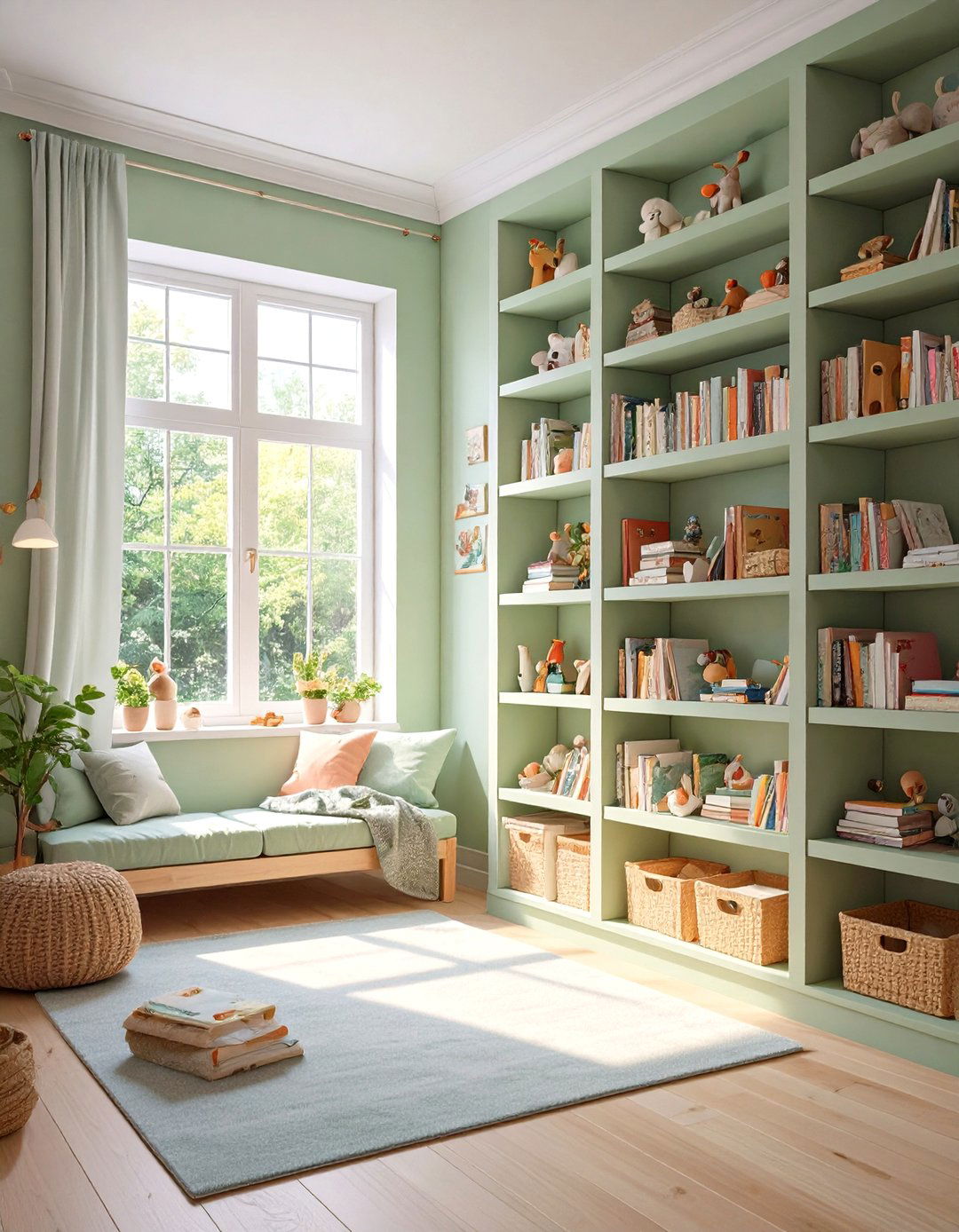 Wall Mounted Bookshelves Nursery Storage - 30 nursery storage ideas