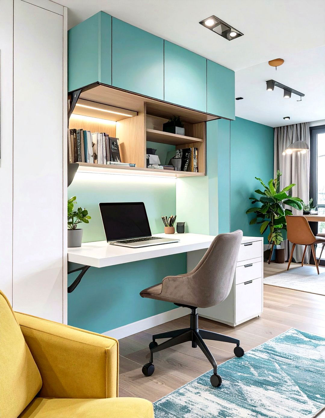 Wall Mounted Desk Furniture - 30 small living room furniture ideas