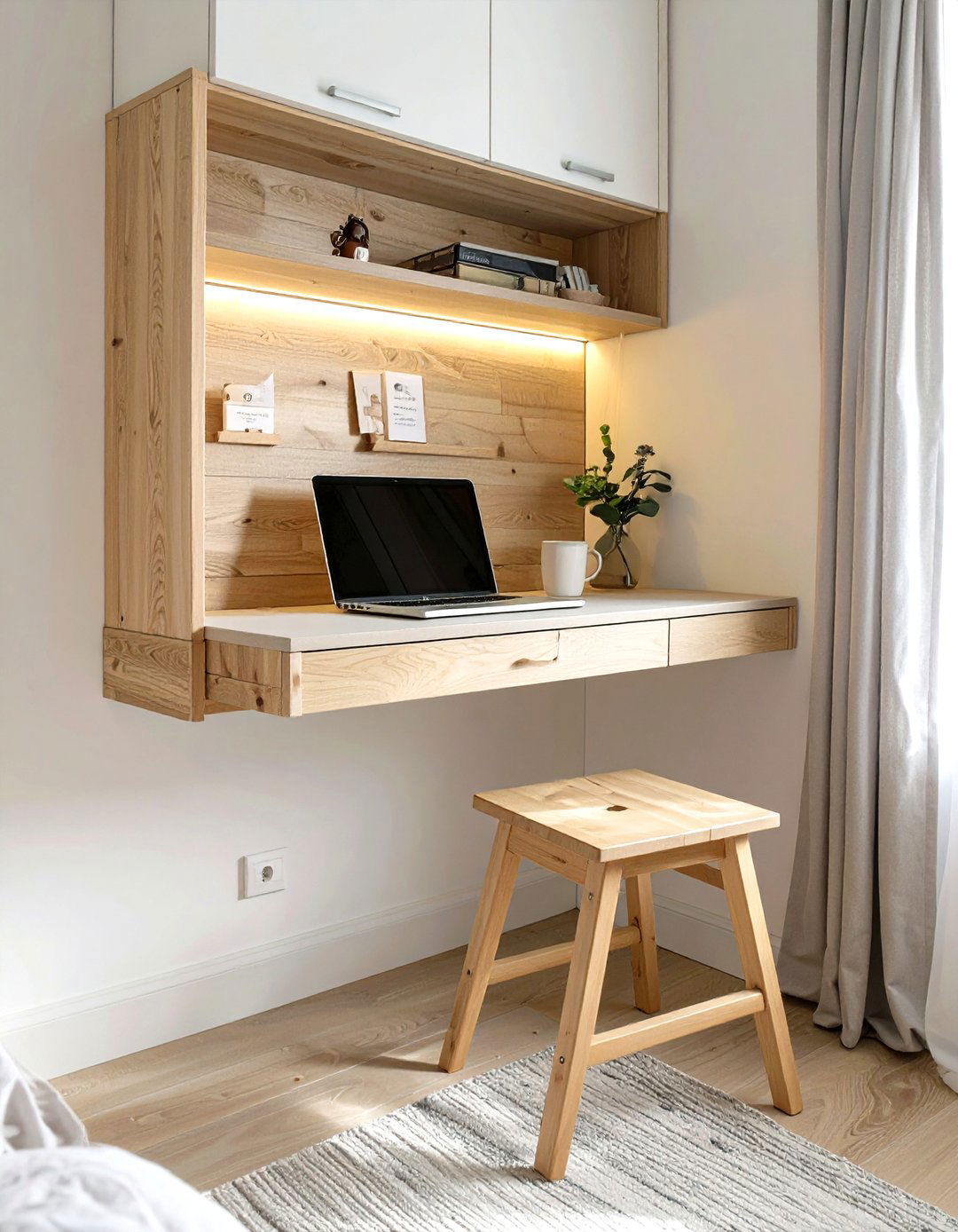 Wall Mounted Desks for a Compact Office - 30 small bedroom furniture ideas