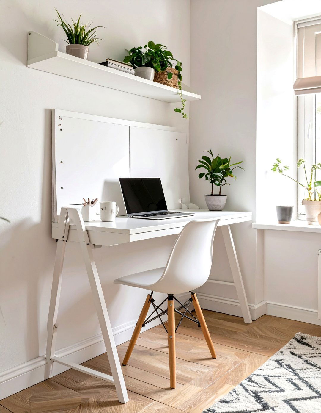 Wall Mounted Drop Leaf Desk - 30 small room decor ideas
