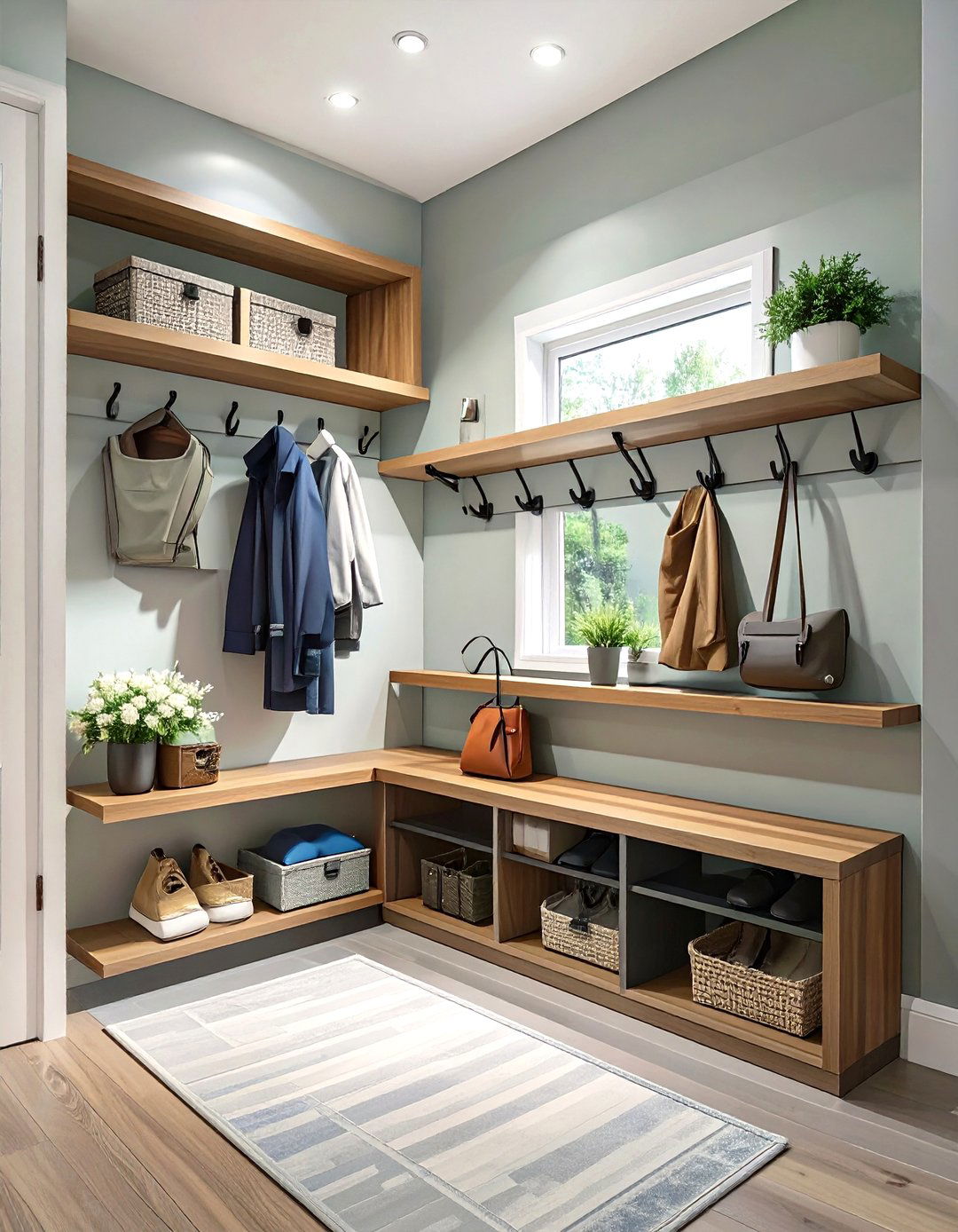 Wall Mounted Drop Zone Mudroom - 30 small mudroom mudroom ideas