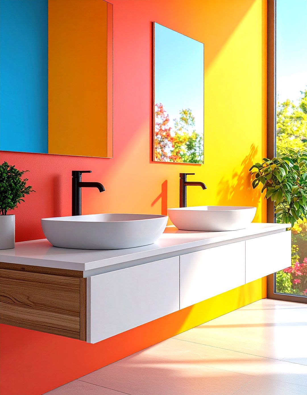 Wall Mounted Faucets for a Clean Look - 30 pinterest bathroom ideas