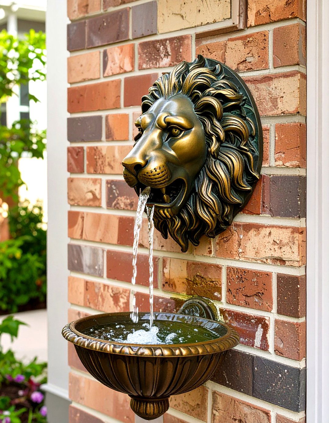 Wall Mounted Front Yard Fountain - 30 small front yard fountain ideas