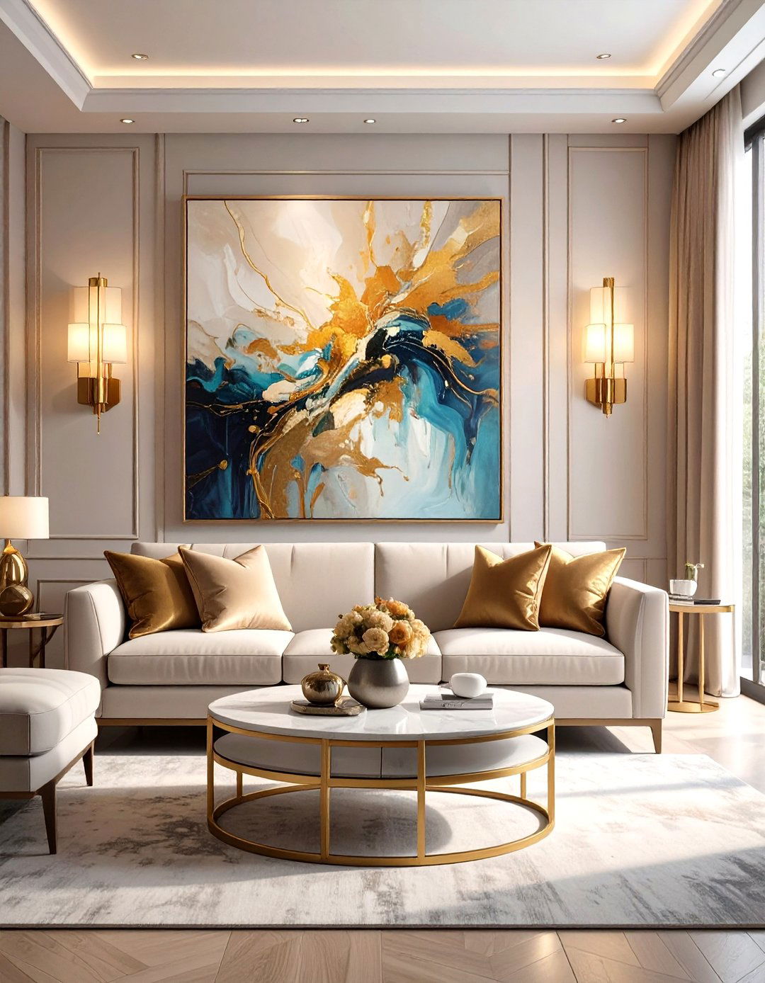 Wall Mounted Lighting Fixtures - 30 small living room design ideas