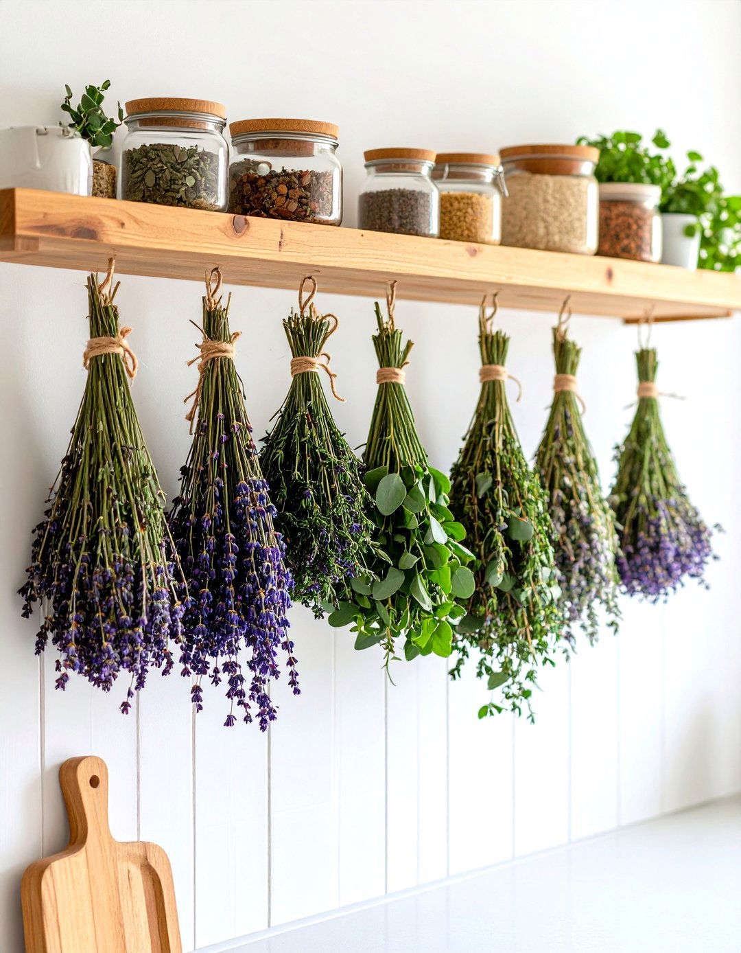 Wall Mounted Mug Rack - 30 farmhouse wall decor ideas