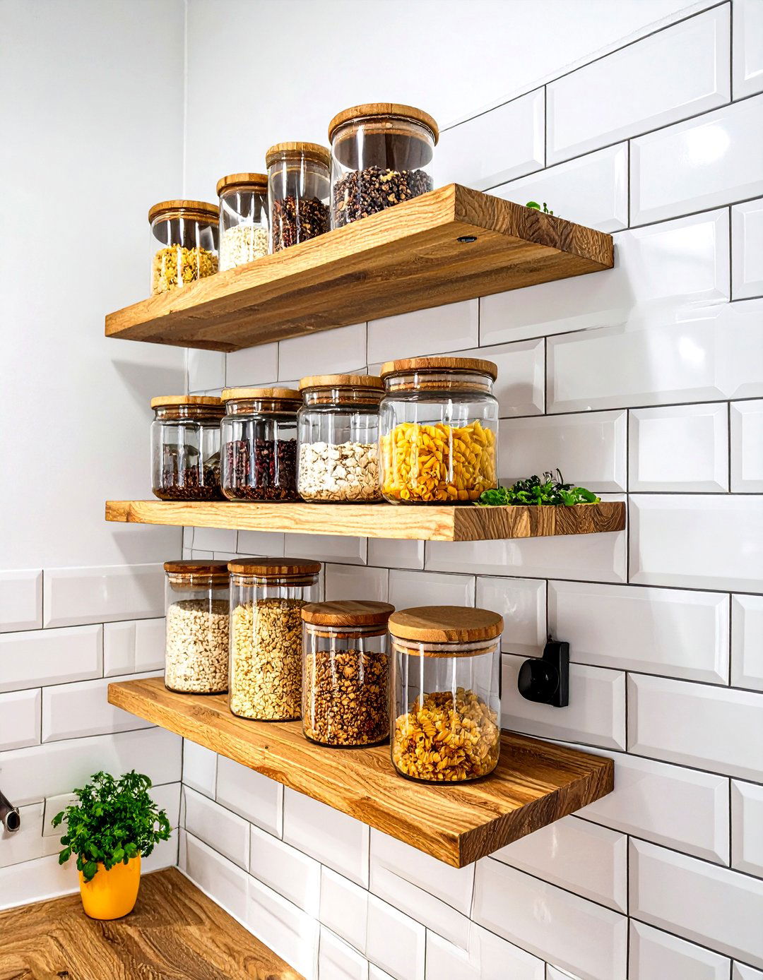 Wall Mounted Open Shelving Small Pantry - 30 small kitchen small pantry ideas