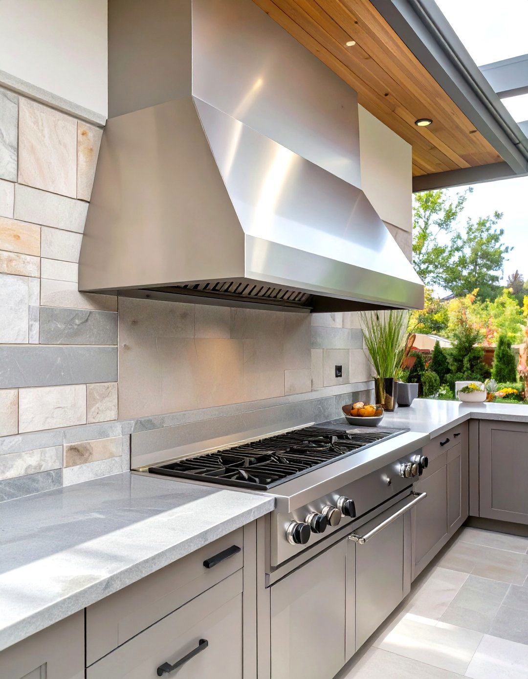 Wall Mounted Stainless Steel Outdoor Grill Exhaust Hood - 30 outdoor grill exhaust hood ideas