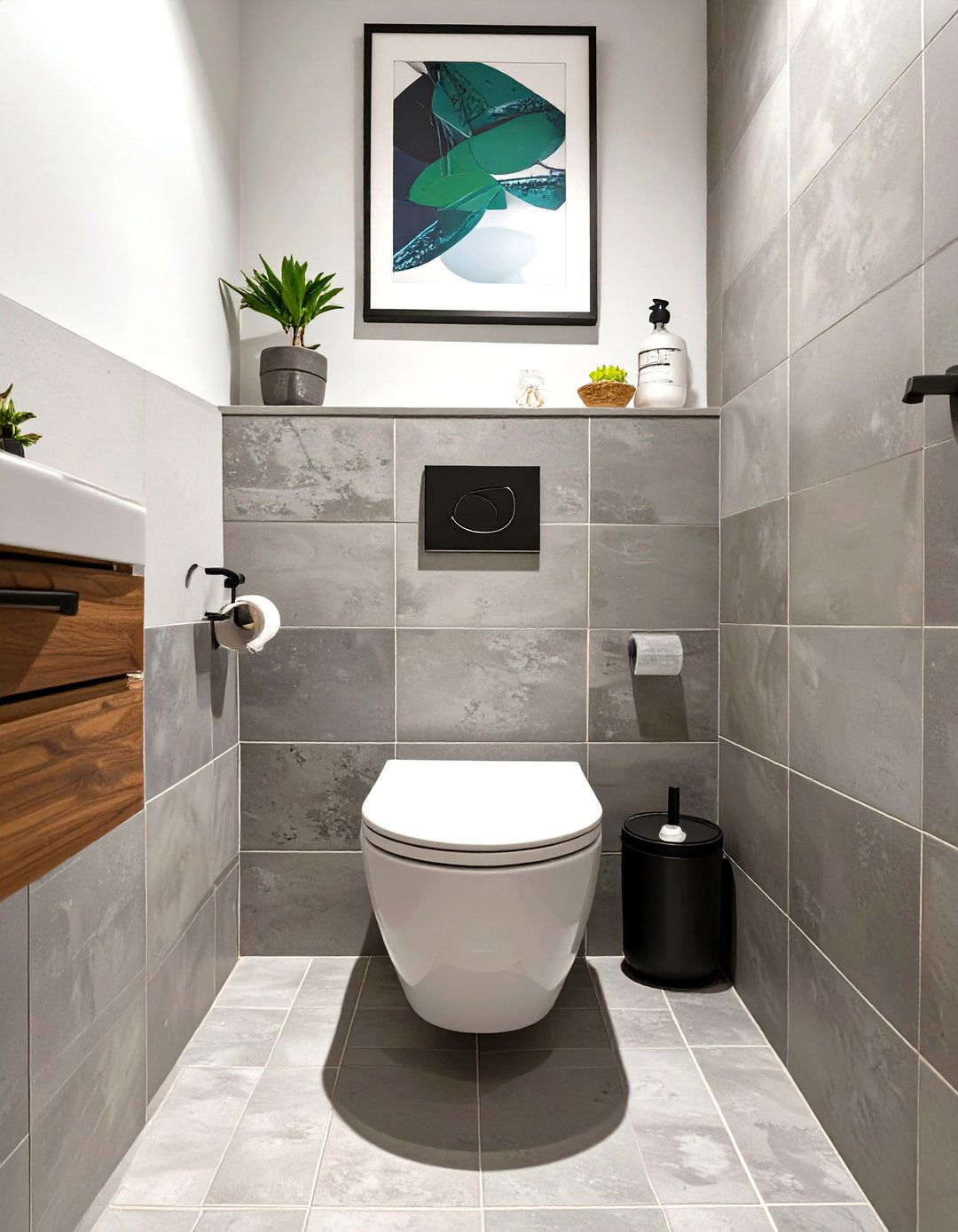 Wall Mounted Toilet for Small Basement Bathrooms - 30 small basement bathroom ideas