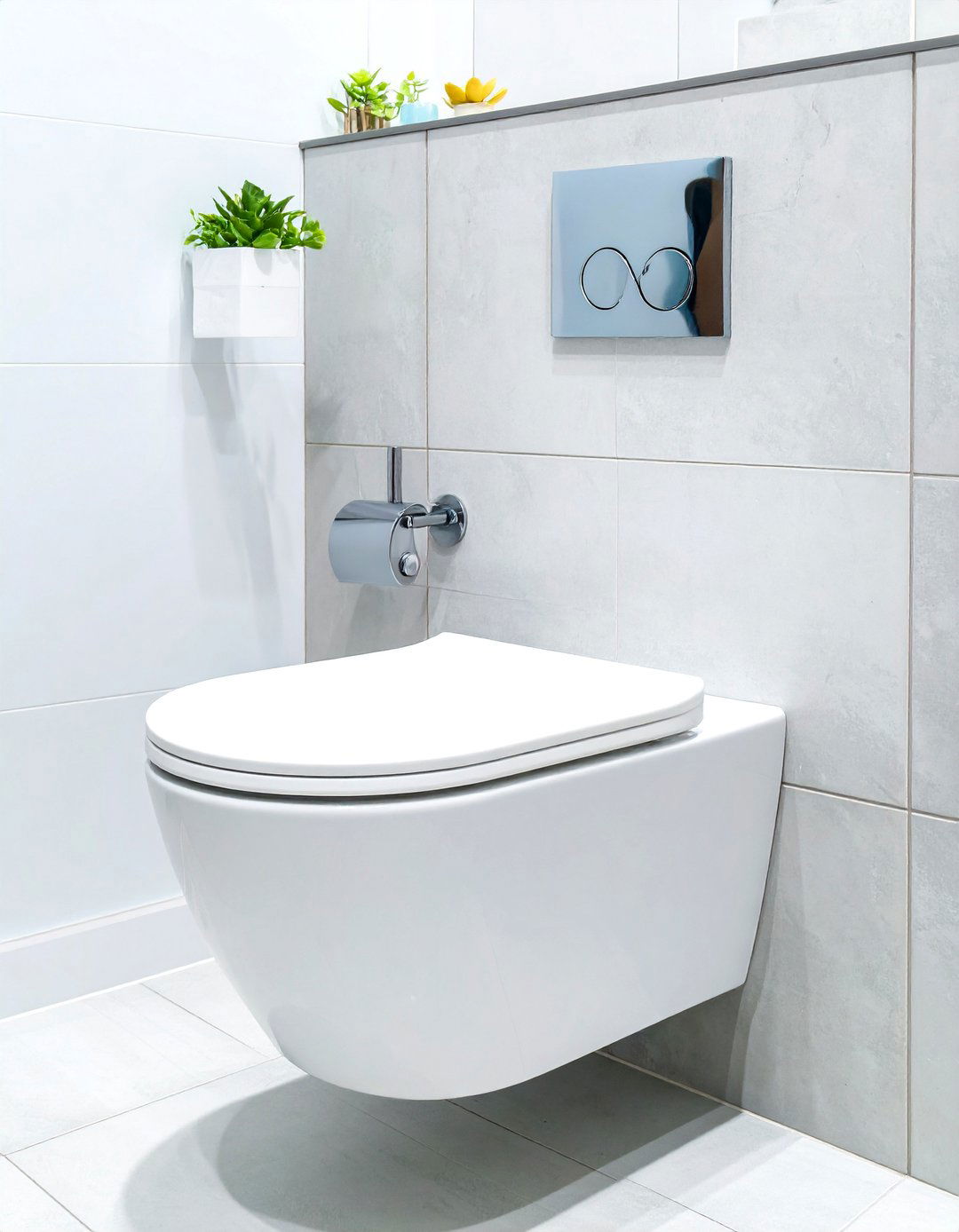 Wall Mounted Toilet for a Water Closet - 30 water closet ideas