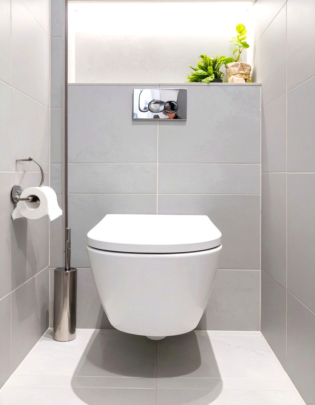 Wall Mounted Toilets for Small Bathroom Remodeling - 30 small bathroom remodeling ideas