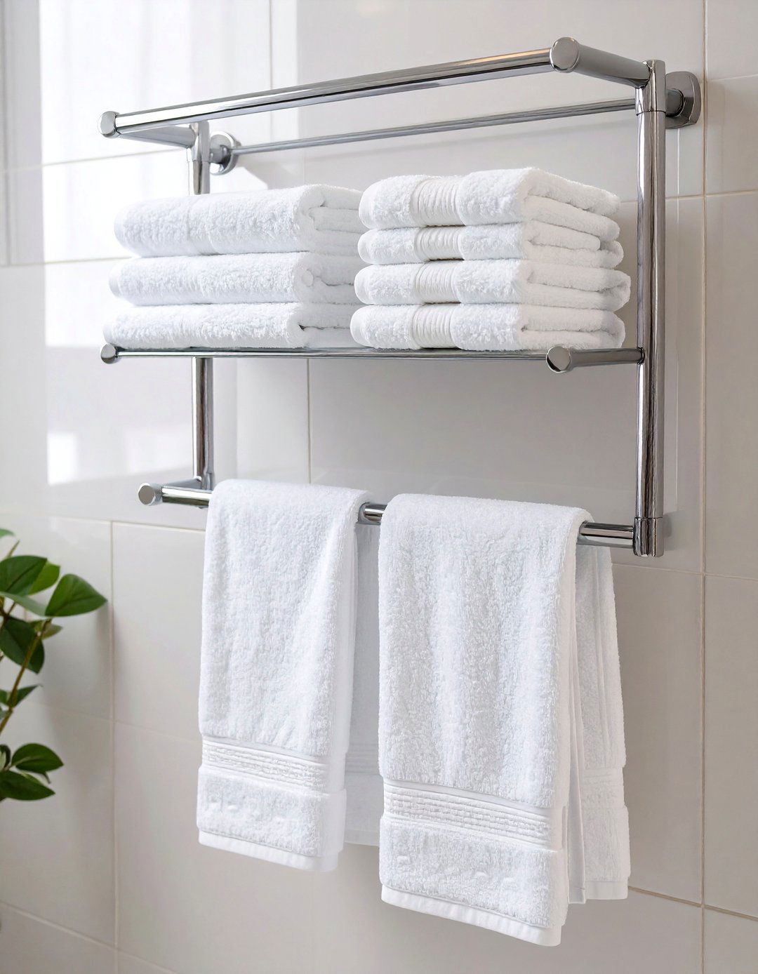 Wall Mounted Towel Rack Bathroom - 30 bathroom organizer ideas
