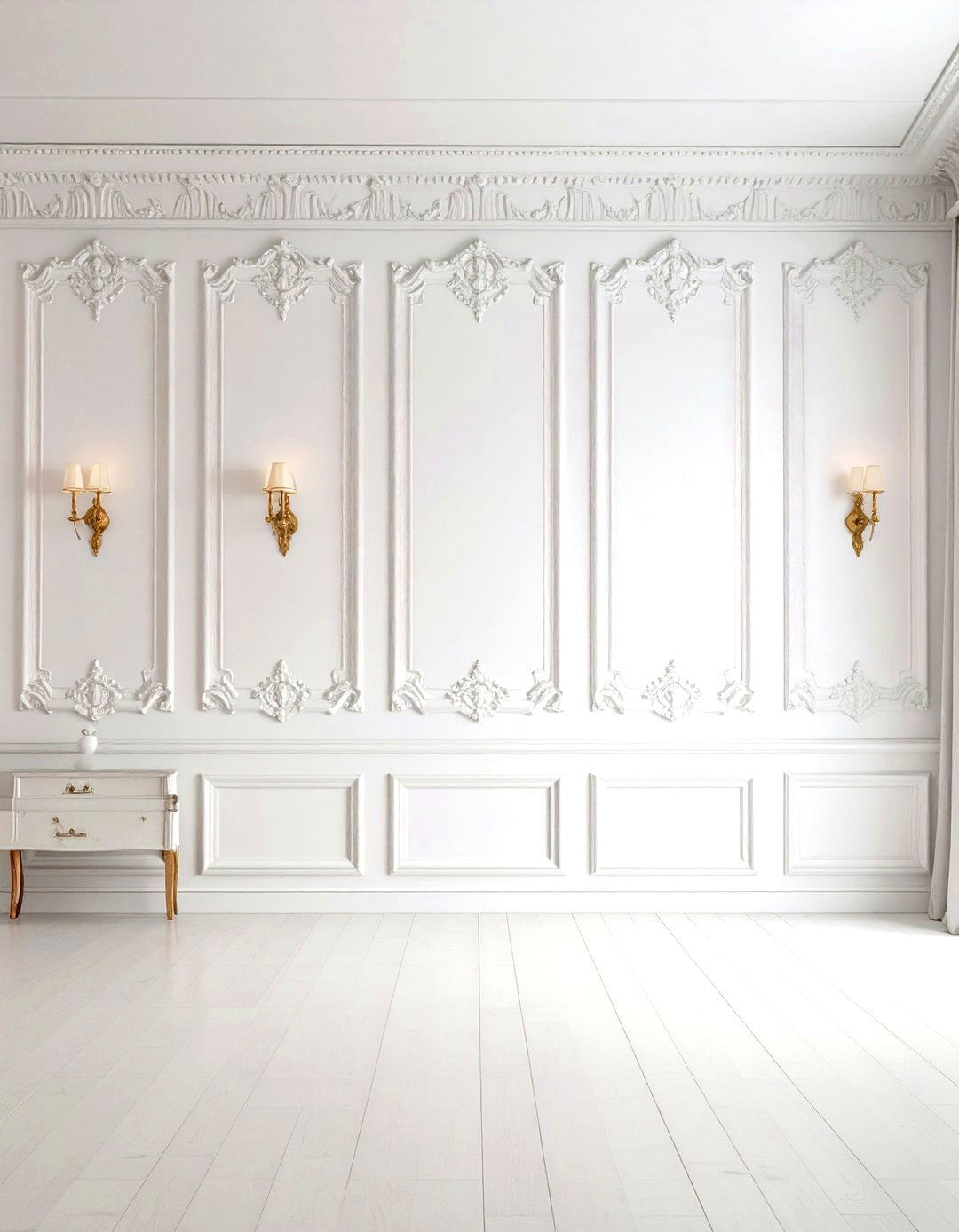 Wall Panel Moulding Boiserie - 30 parisian interior design ideas