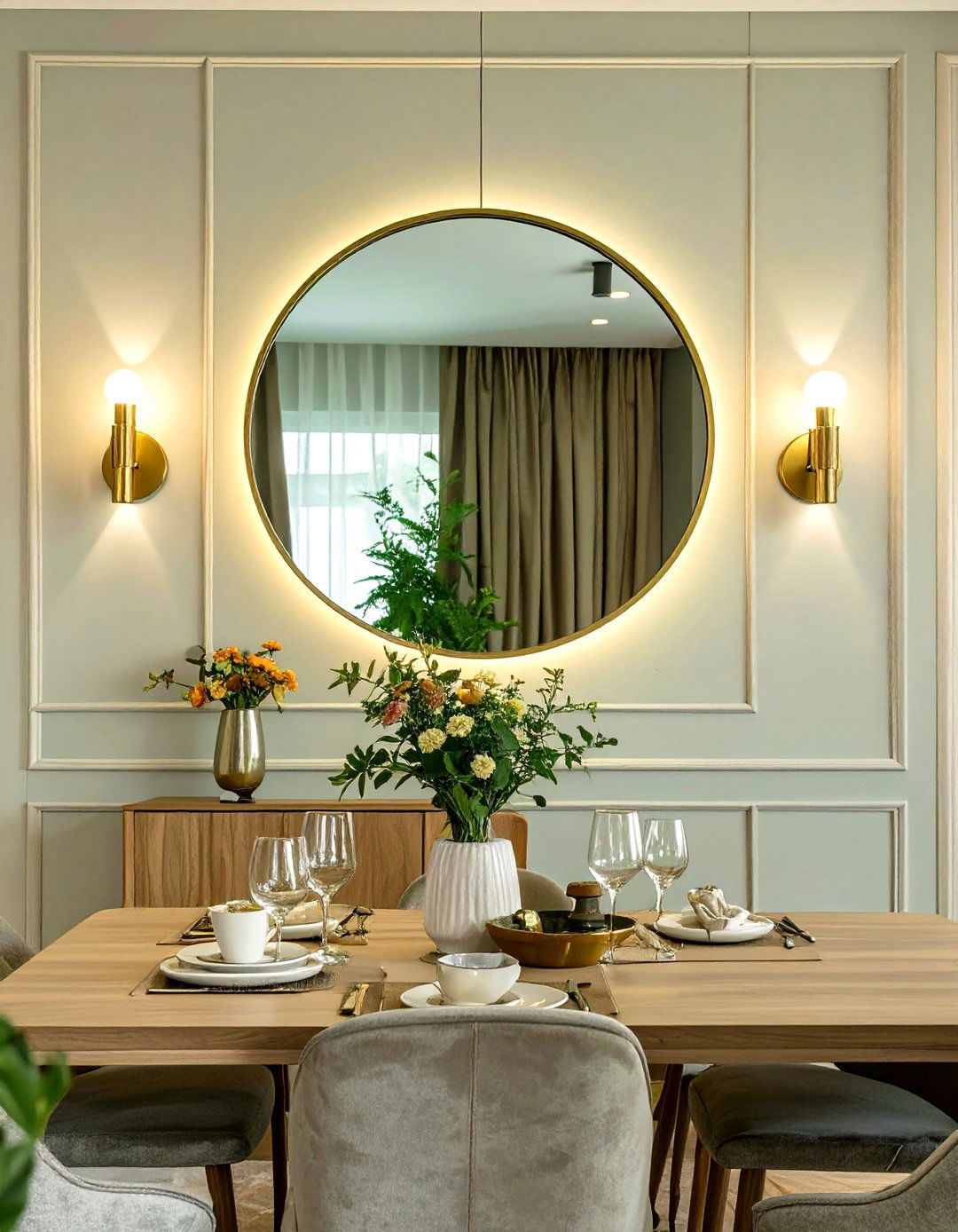 Wall Sconces for Ambient Lighting - 30 simple dining room ideas