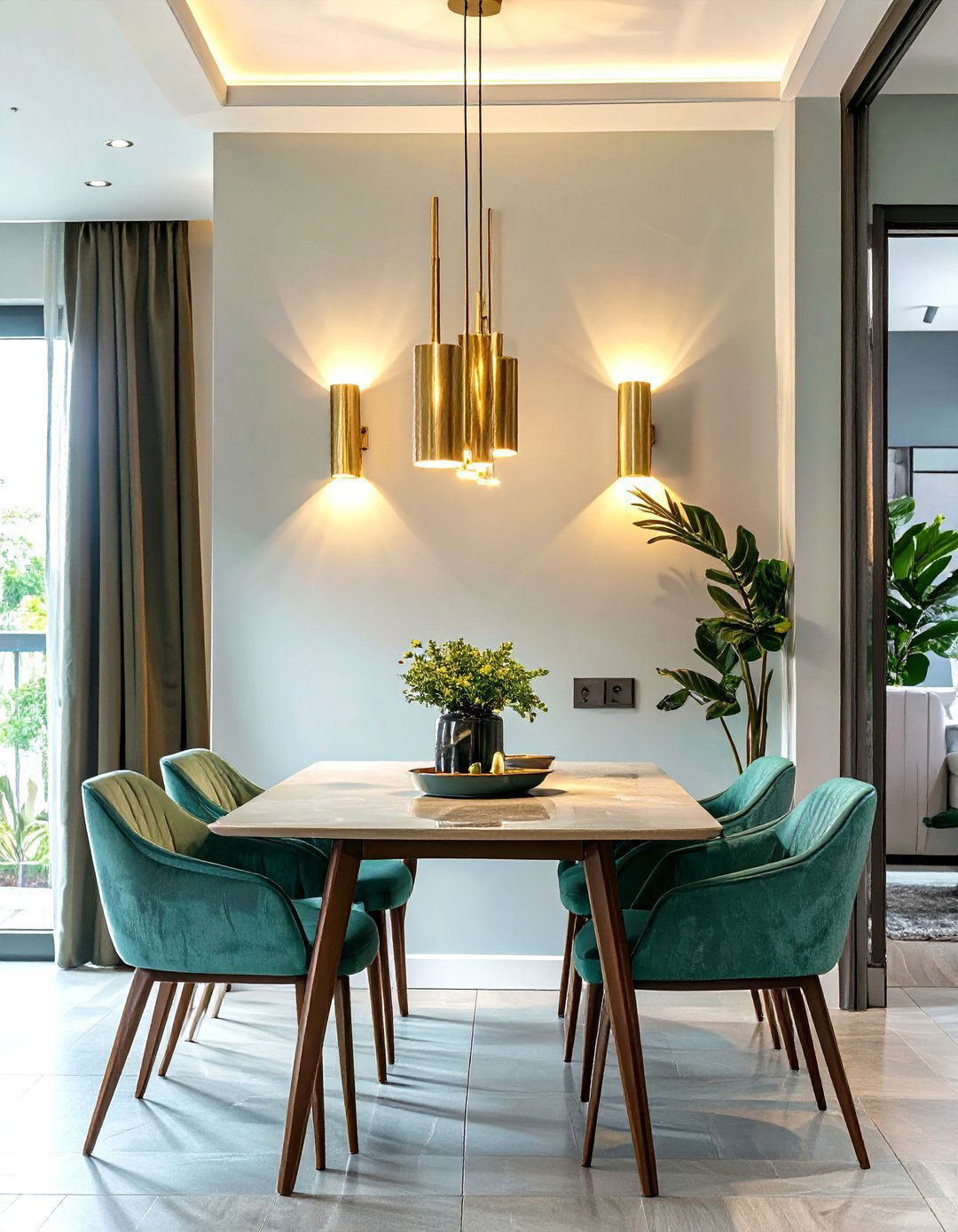 Wall Sconces to Save Floor and Table Space - 30 very small living and dining room ideas