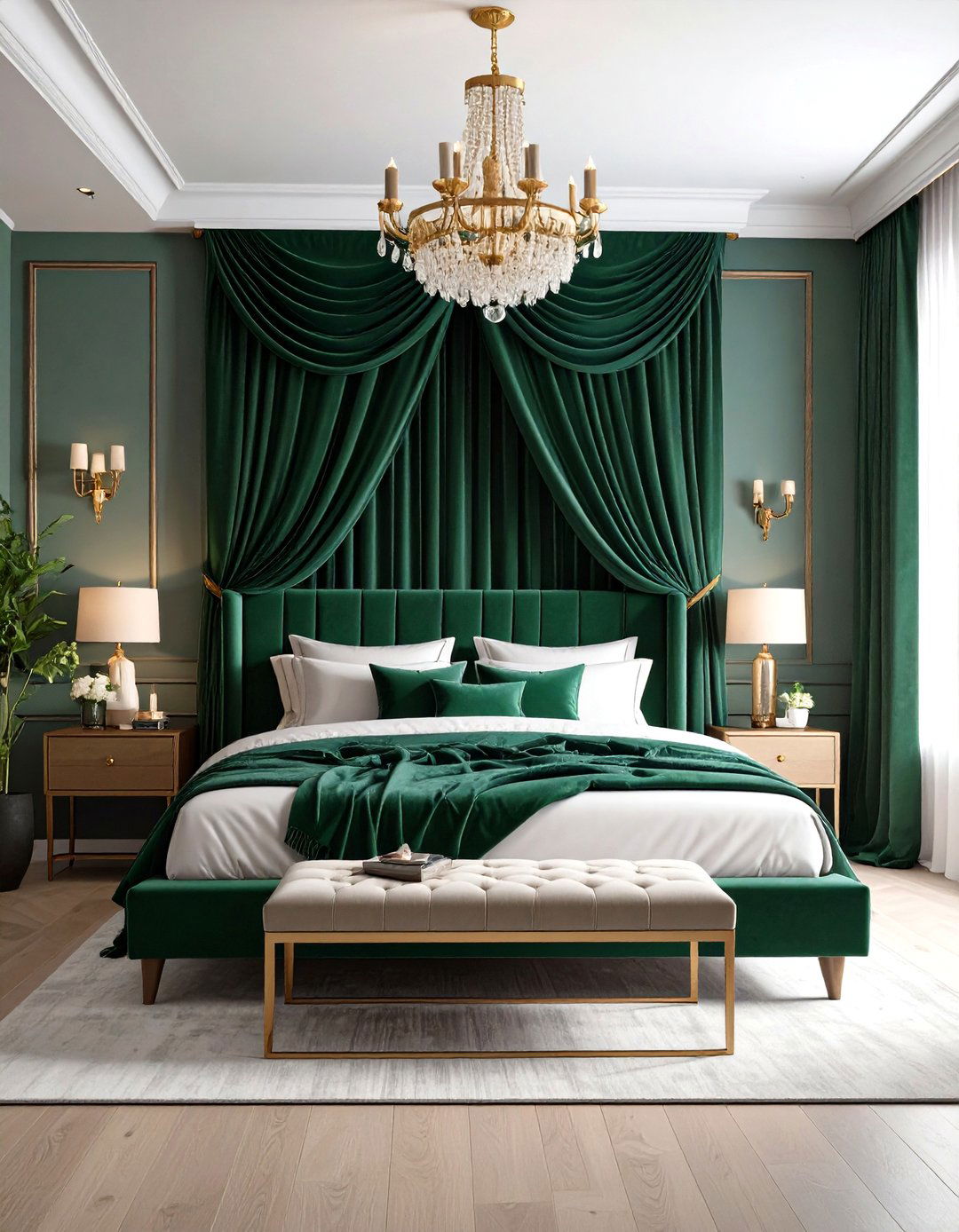 Wall to Wall Curtains - 30 pinterest bedroom ideas